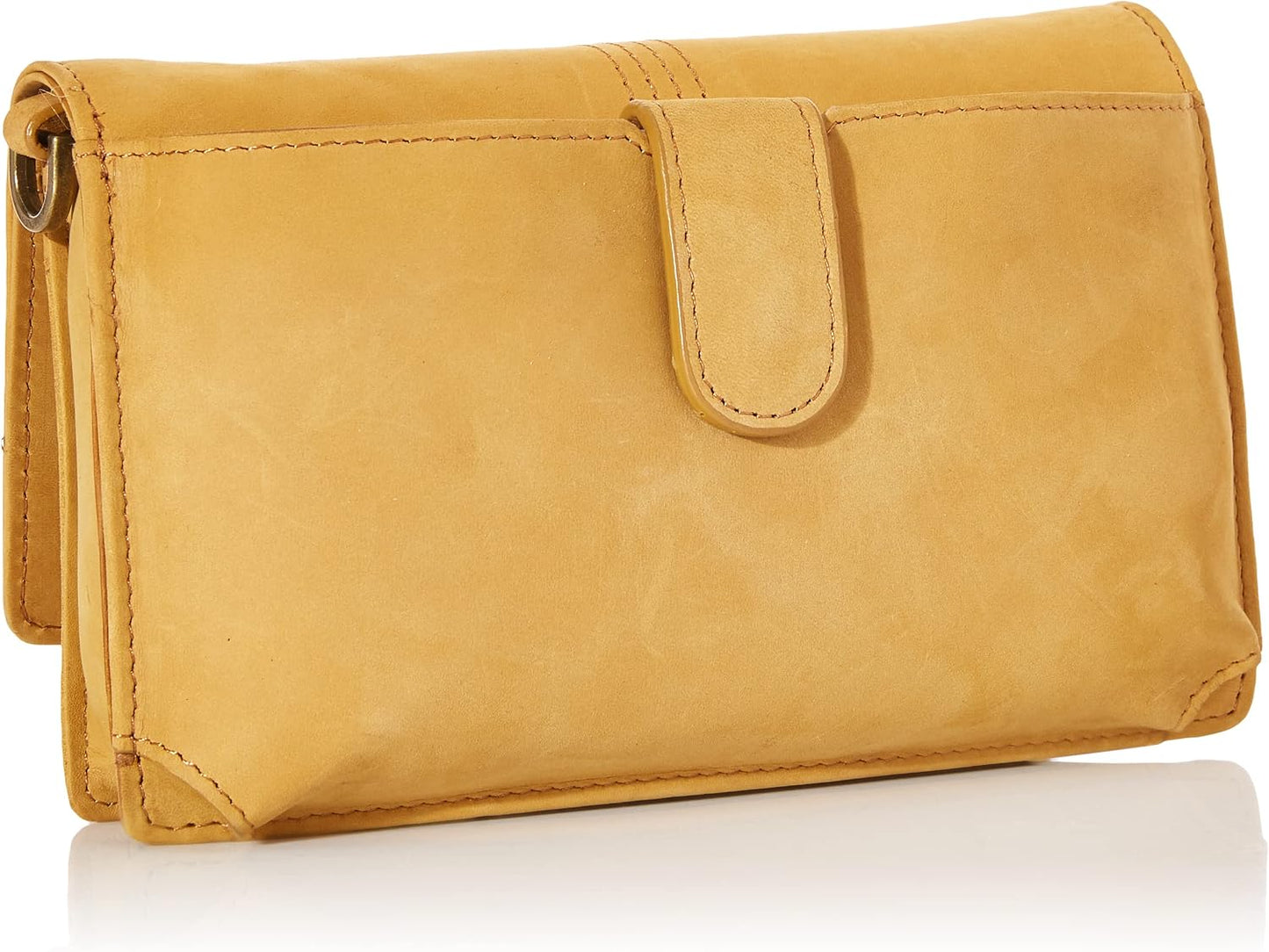 Timberland - Bolso cruzado de cuero RFID con billetera, Tamaño único