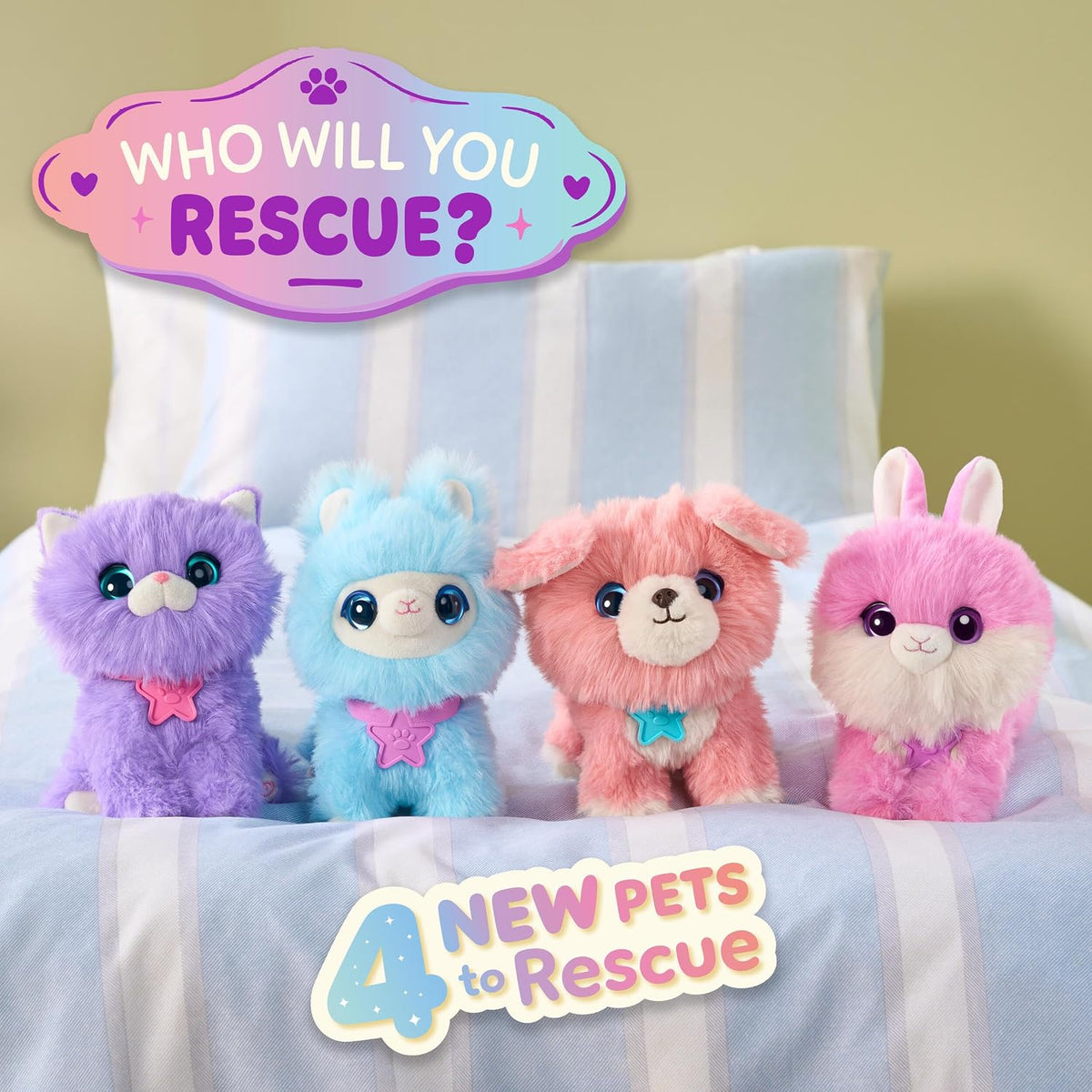 ScruffaLuvs Pet Scruffs - Gatito - Juguete de peluche misterioso, 7...