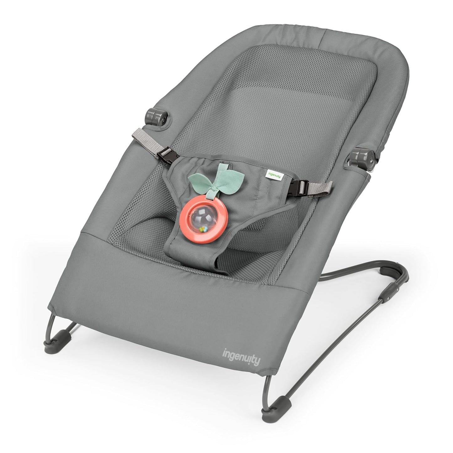 Ingenuity Stow &amp; Go - Portabebés plegable compacto, asiento por...