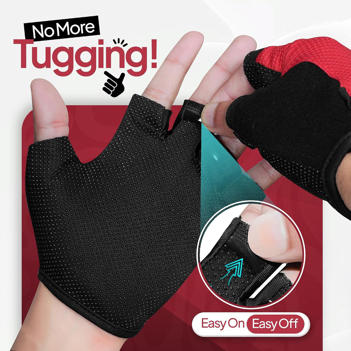 SAGA SPORTS 3 pares de guantes de ciclismo para niños, guantes de c...