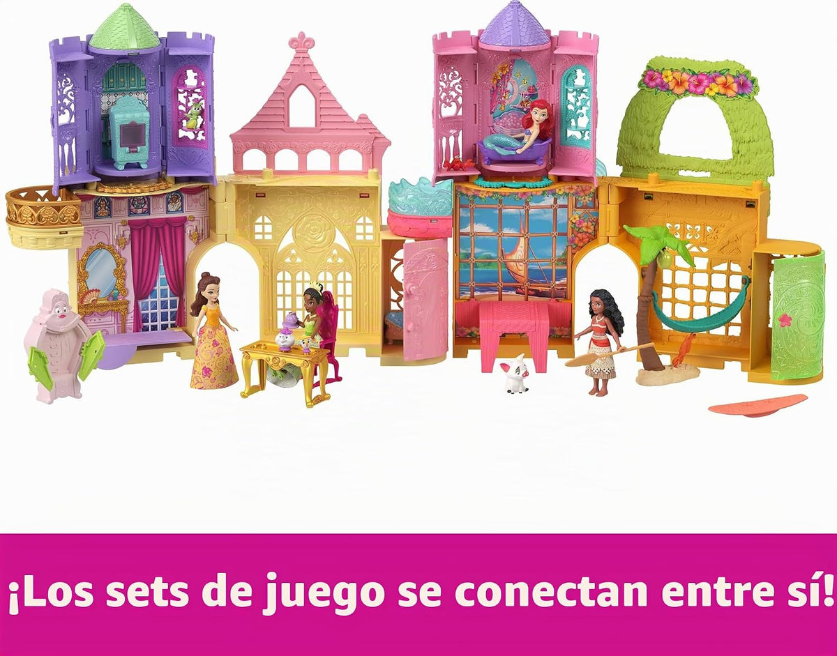 Mattel Juguetes de Princesas Disney, juegos apilables para la hora...