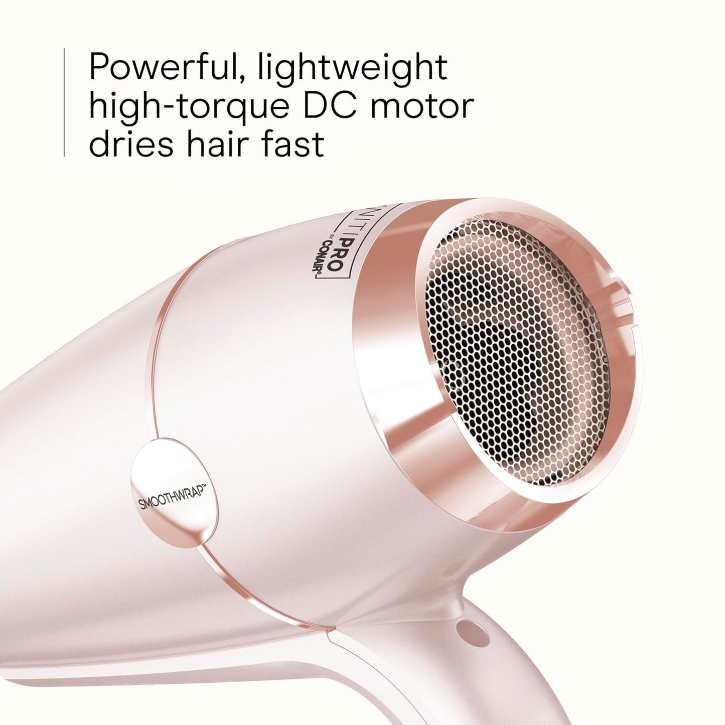 INFINITI PRO CONAIR Secador de pelo SmoothWrap, secador de pelo con...