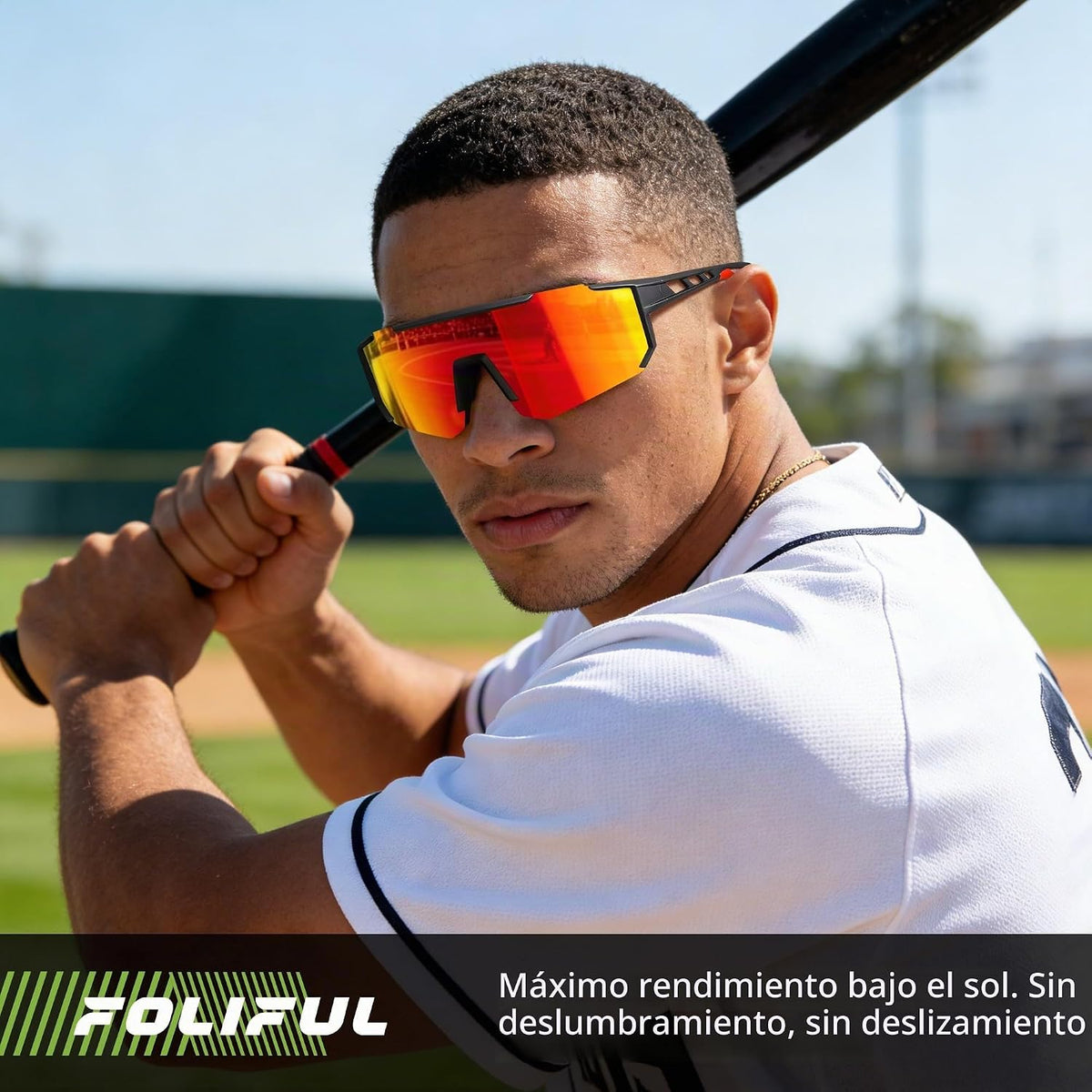 Foliful Gafas de sol deportivas polarizadas para hombres y mujeres...