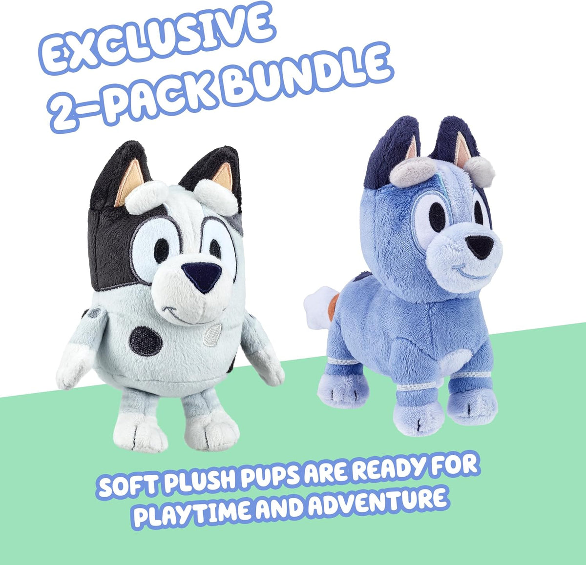 Bluey Muffin &amp; Socks Conjunto de Animales de Peluche a Juego \u...