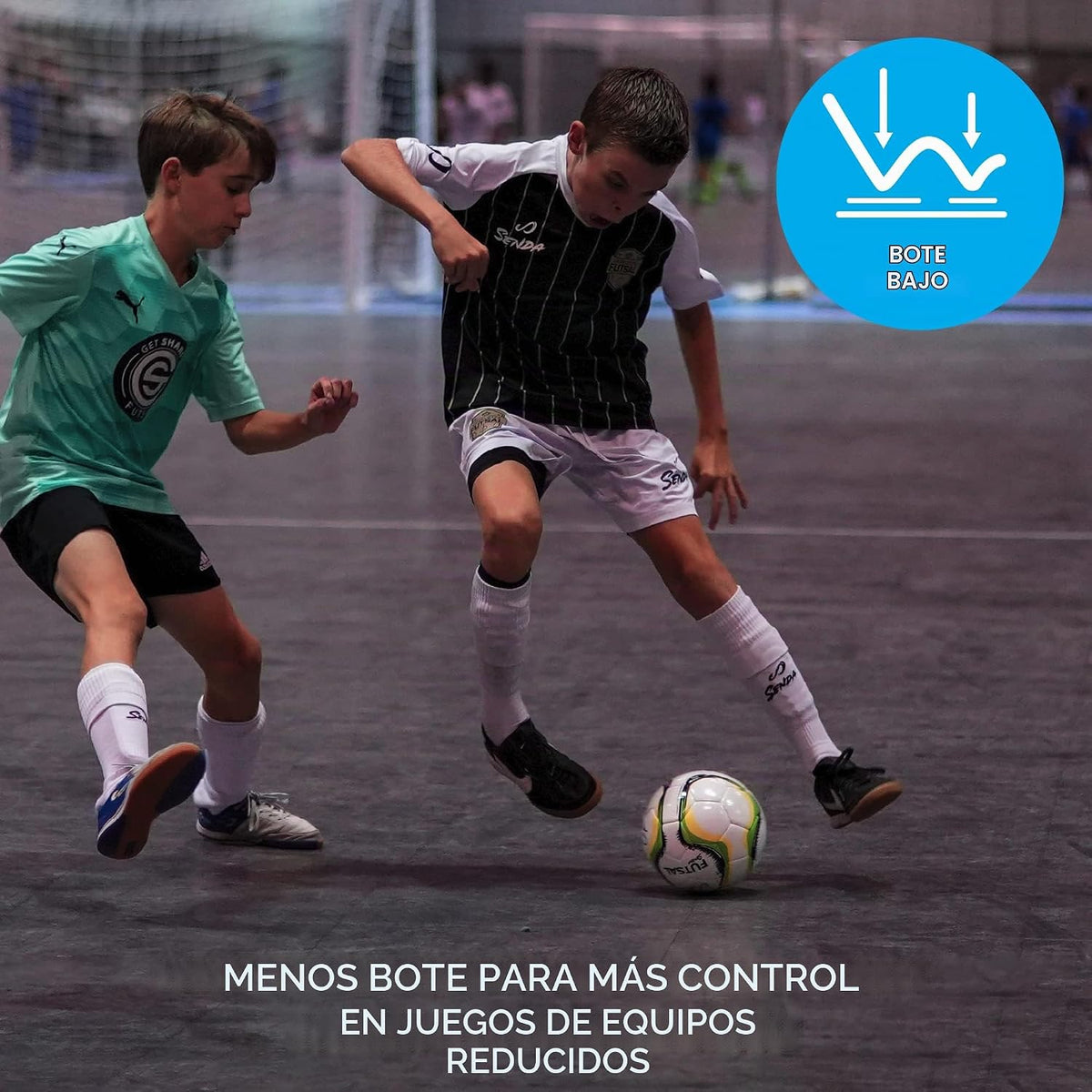 Senda Rio Premium Training Balón de fútbol sala de bajo rebote, cer...
