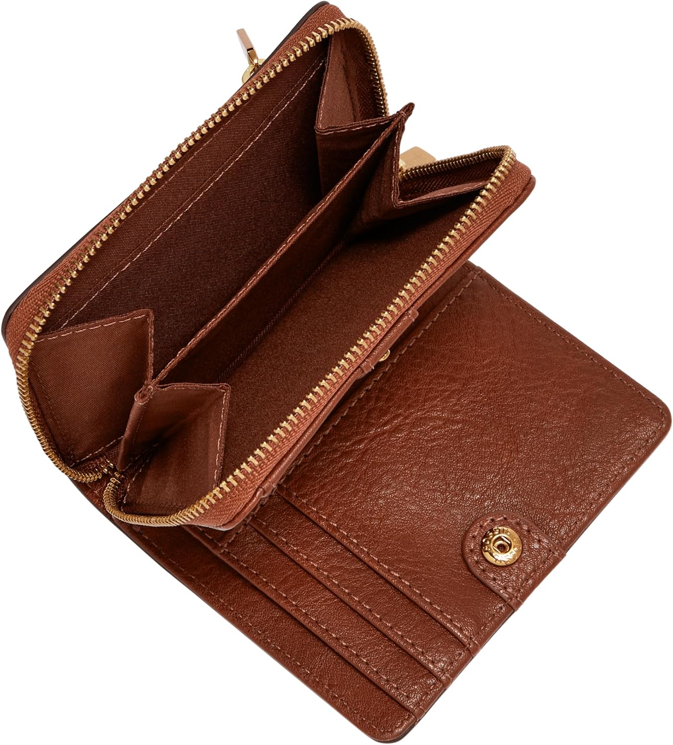 Fossil Cartera plegable multifunción Logan de piel con bloqueo RFID...