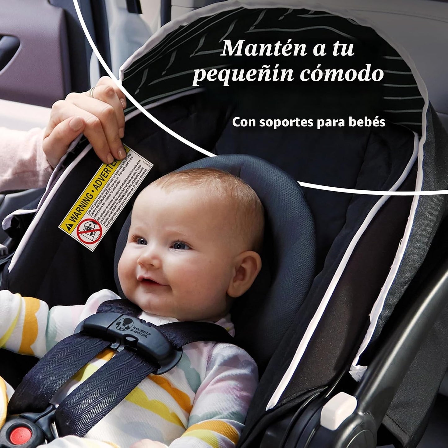 Graco SnugRide Lite LX - Asiento infantil para automóvil, asiento t...