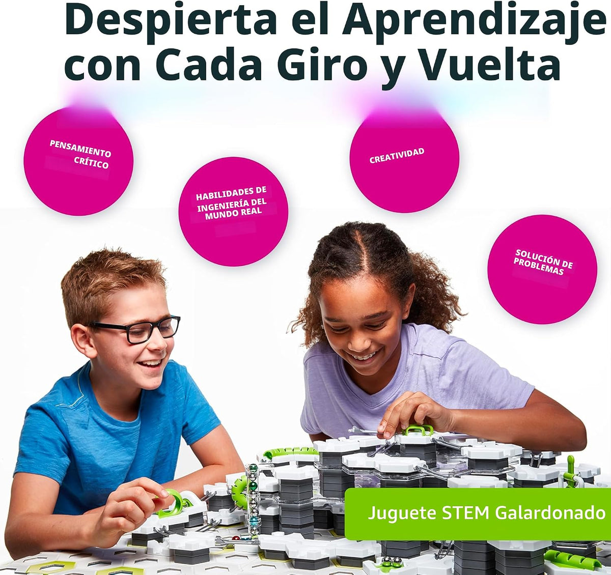 Ravensburger GraviTrax PRO Set para principiantes - Juego de canica...
