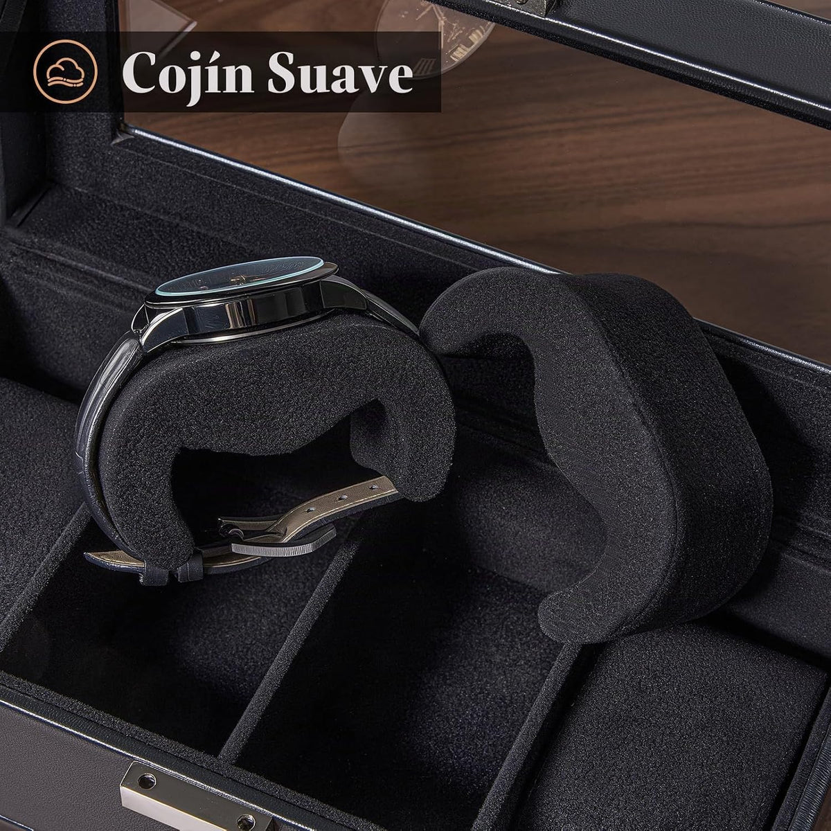 ProCase Funda para reloj, organizador de caja de reloj con 4 ranura...