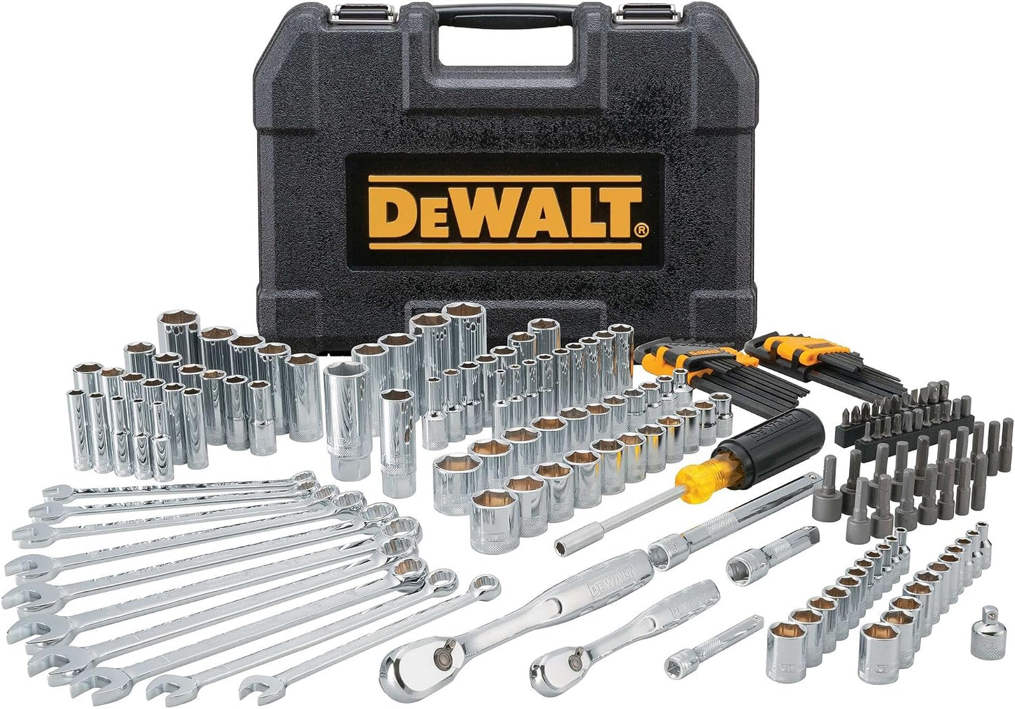 DEWALT - Juego de herramientas mecánicas, 84 piezas.