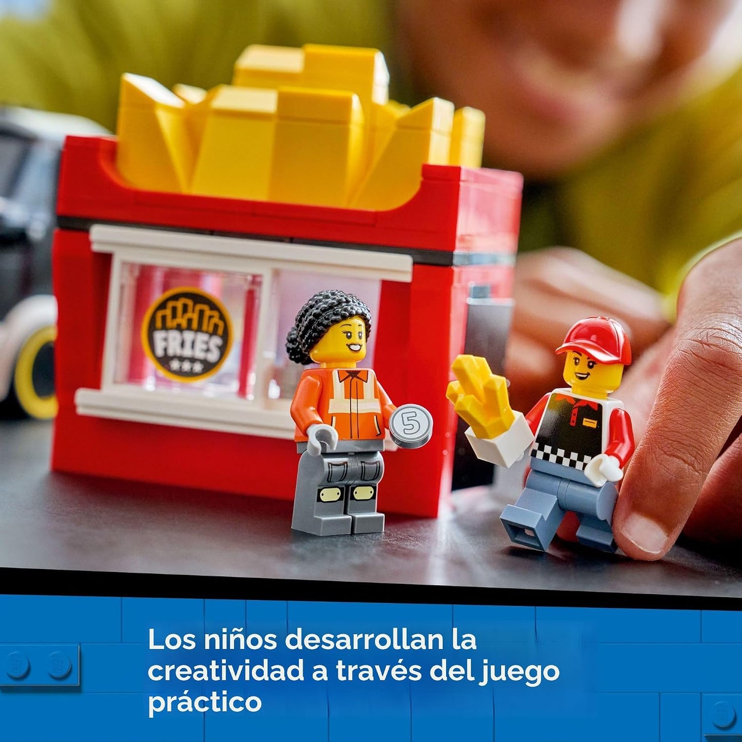 LEGO City Fries - Camión de comida para niños, juguete de juguete d...
