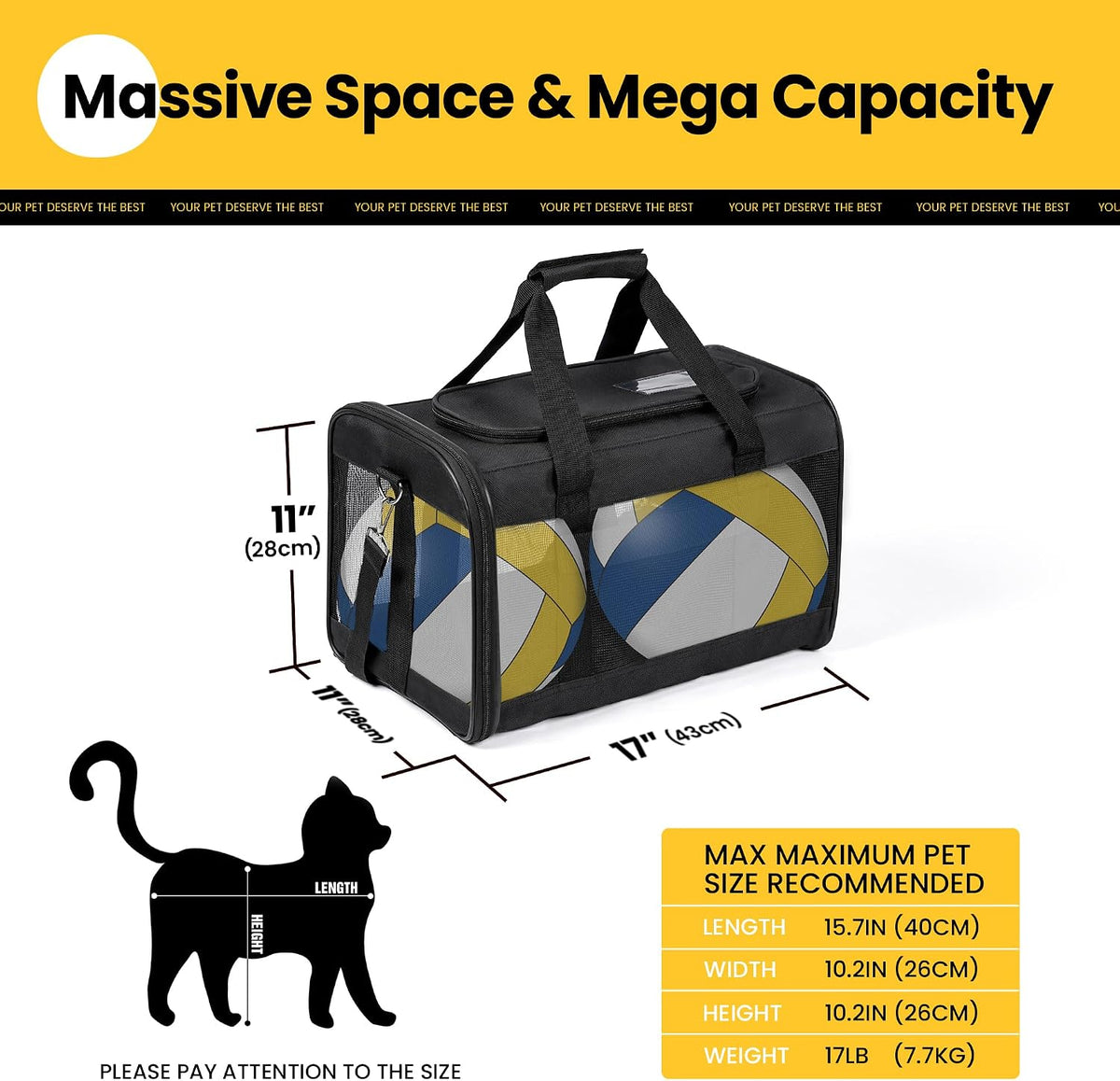 Conlun Transportín para Gatos Aprobado por Aerolíneas, Transportín...