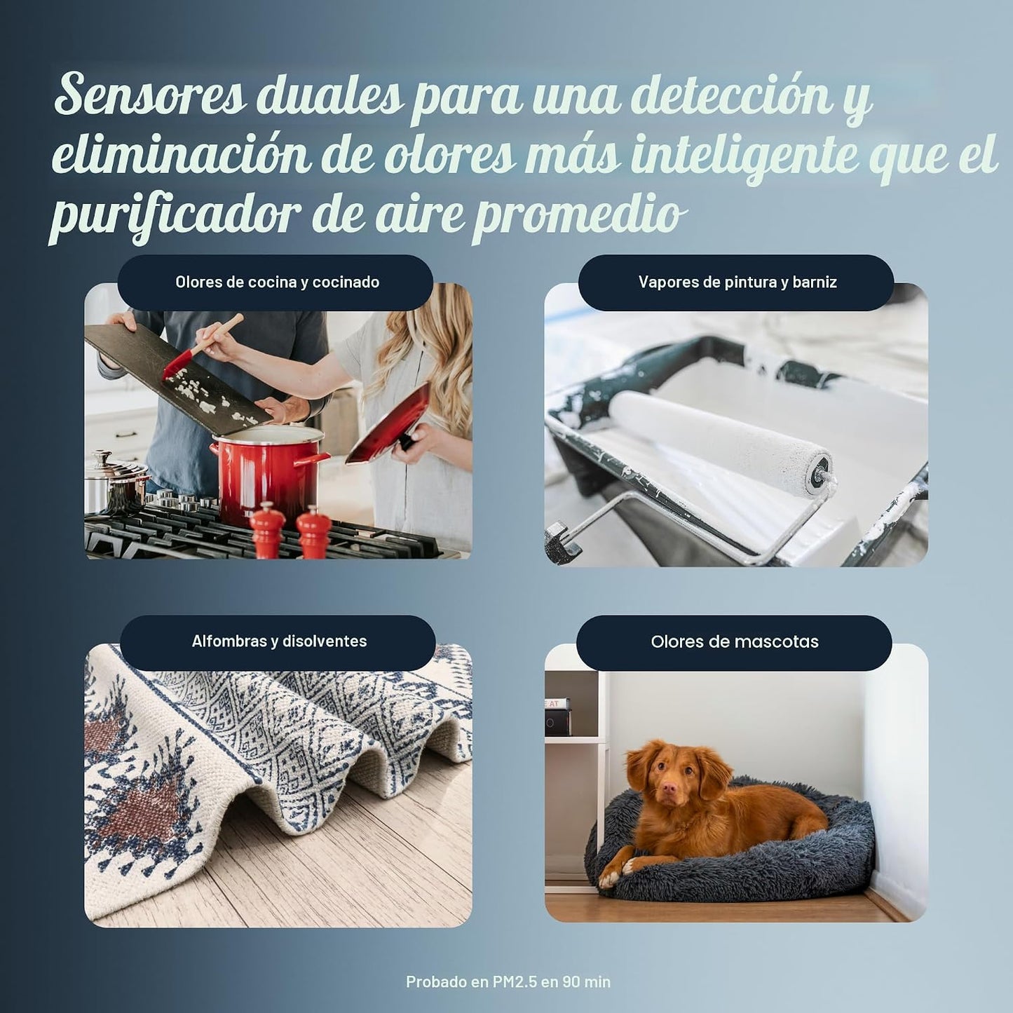 BLUEAIR Blue Signature SP3i - Purificador de aire para habitaciones...