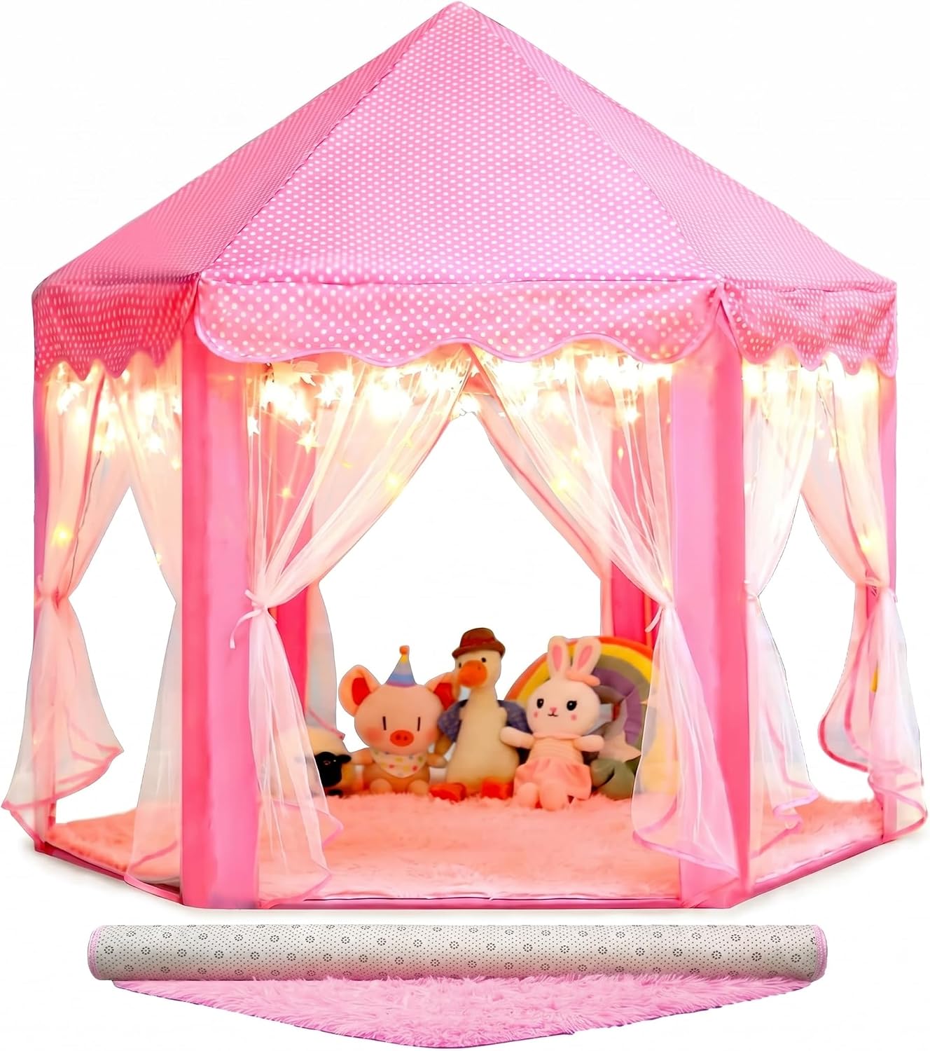 Tienda de Castillo de Princesa con Alfombra para Niñas, Tiendas de...