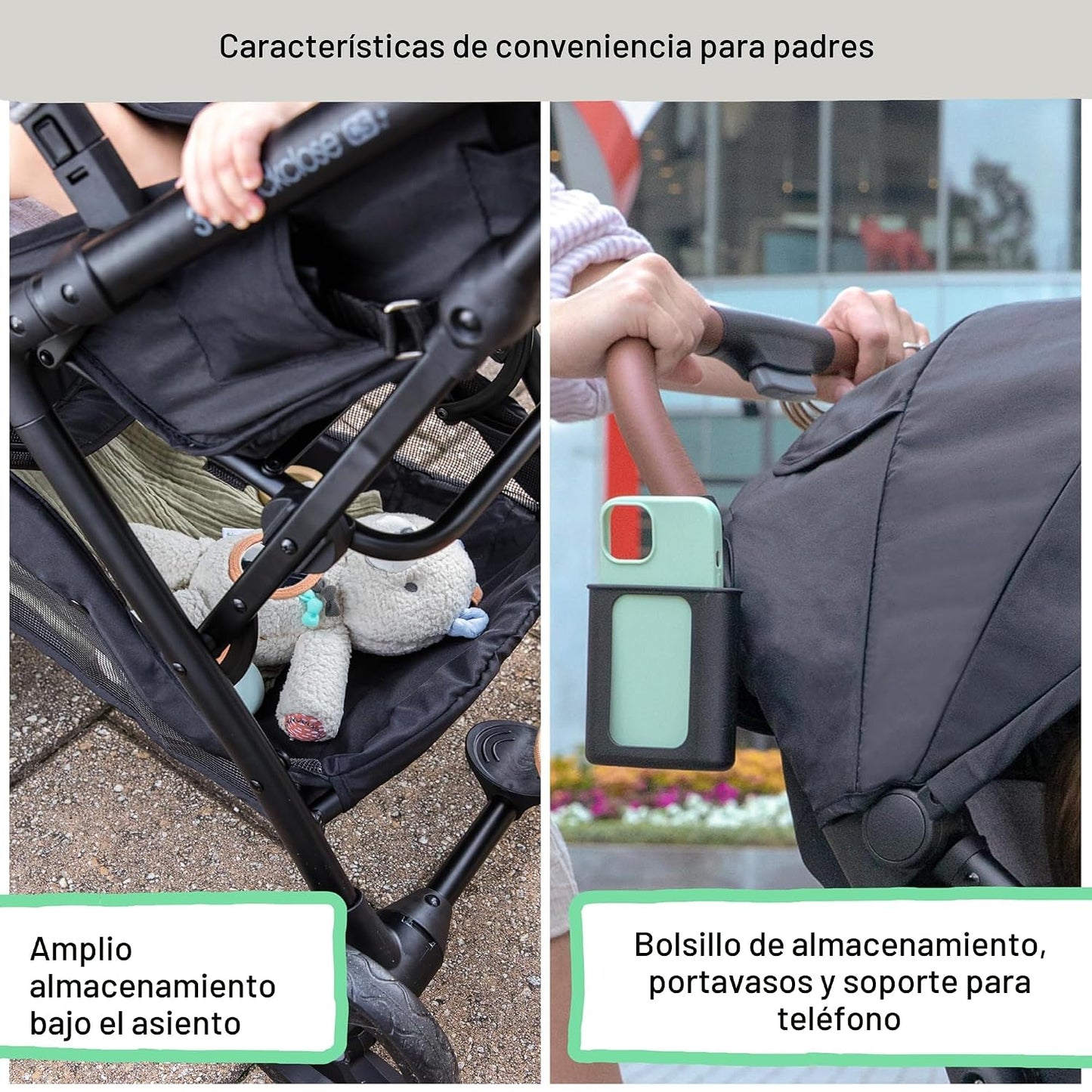 Summer Infant Ingenuity 3Dquickclose CS+ - Cochecito plegable compa...