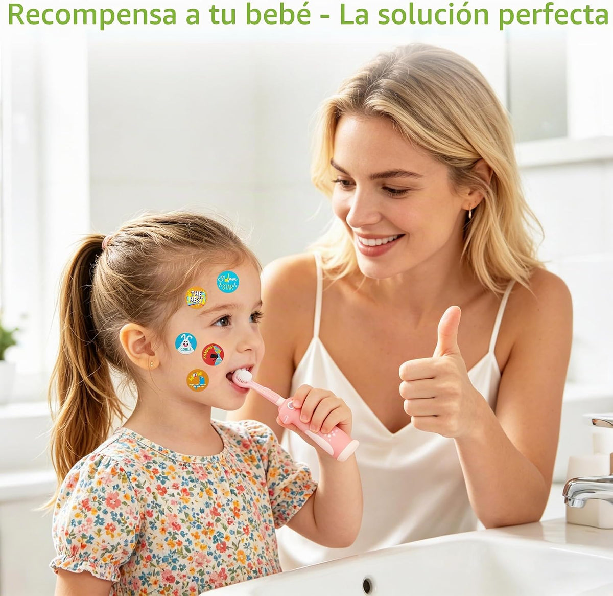 PANIMOSI Cepillo de dientes suave para niños pequeños, cepillos de...