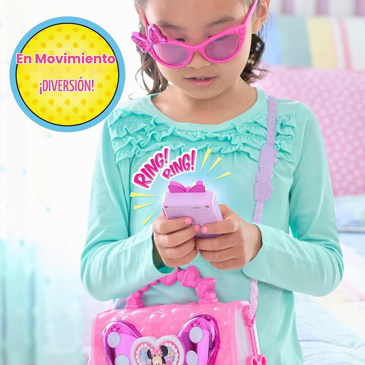 Disney Junior Minnie Mouse Bowfabulous Bag Set - Monedero de juguet...