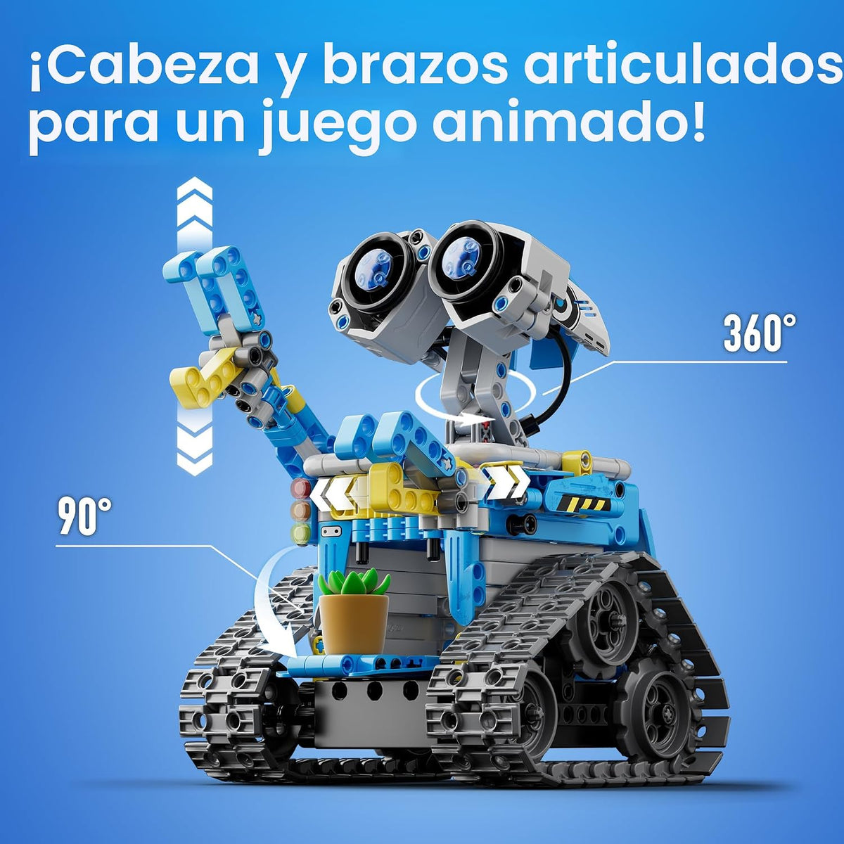 Sillbird Kit de robot de construcción con control remoto, regalo ST...