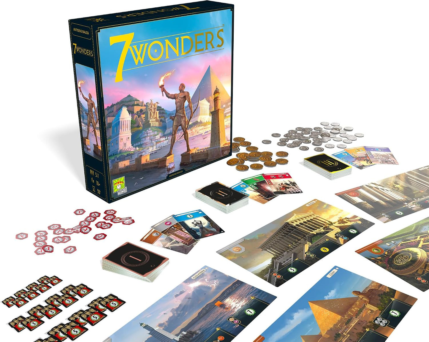 Asmodee Juego de mesa 7 Wonders (nueva edición) - Lleva tu civiliza...