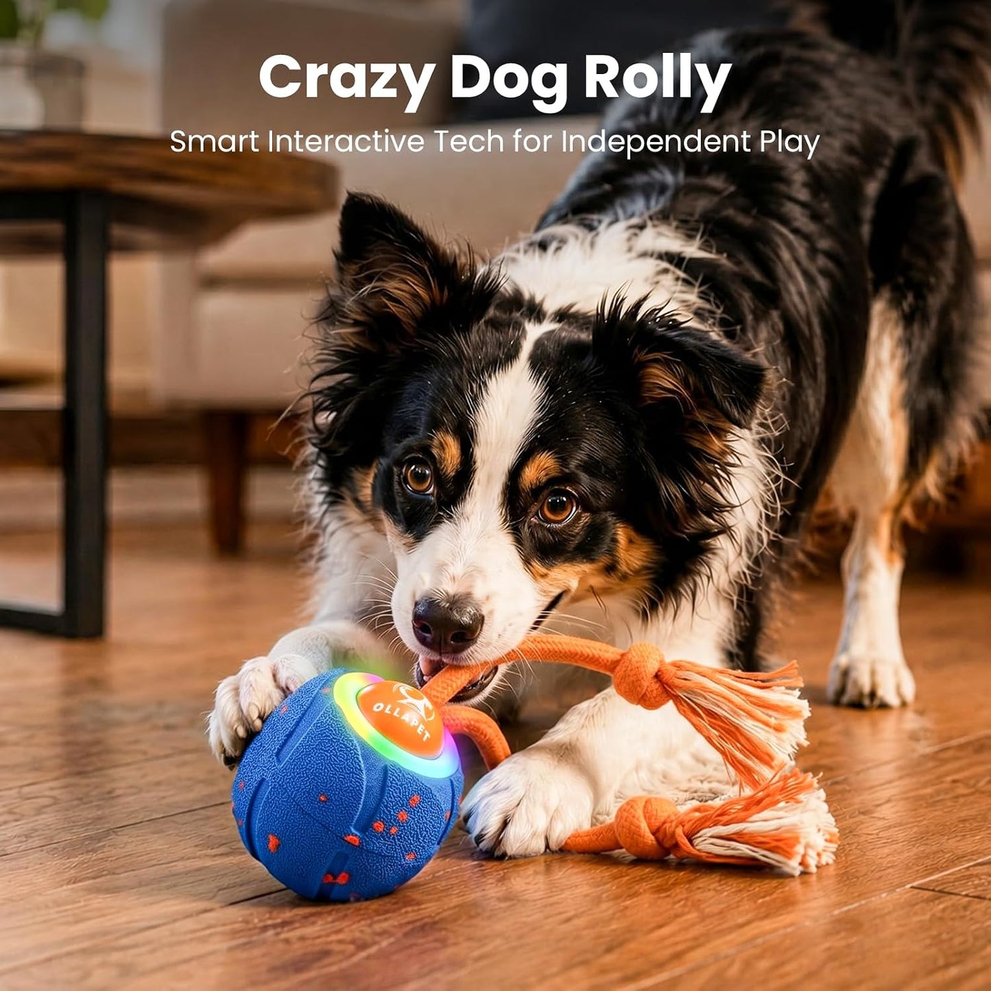 Ollapet Juguetes interactivos inteligentes para perros, 3 modos de...