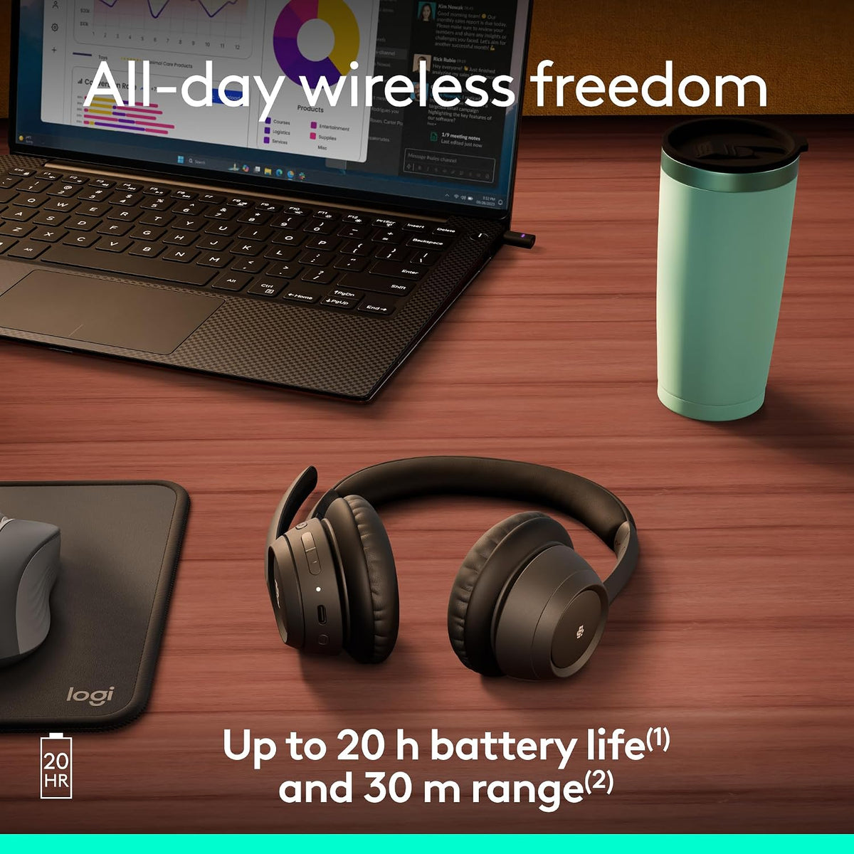 Logitech Zona 305 para auriculares Bluetooth inalámbricos empresari...