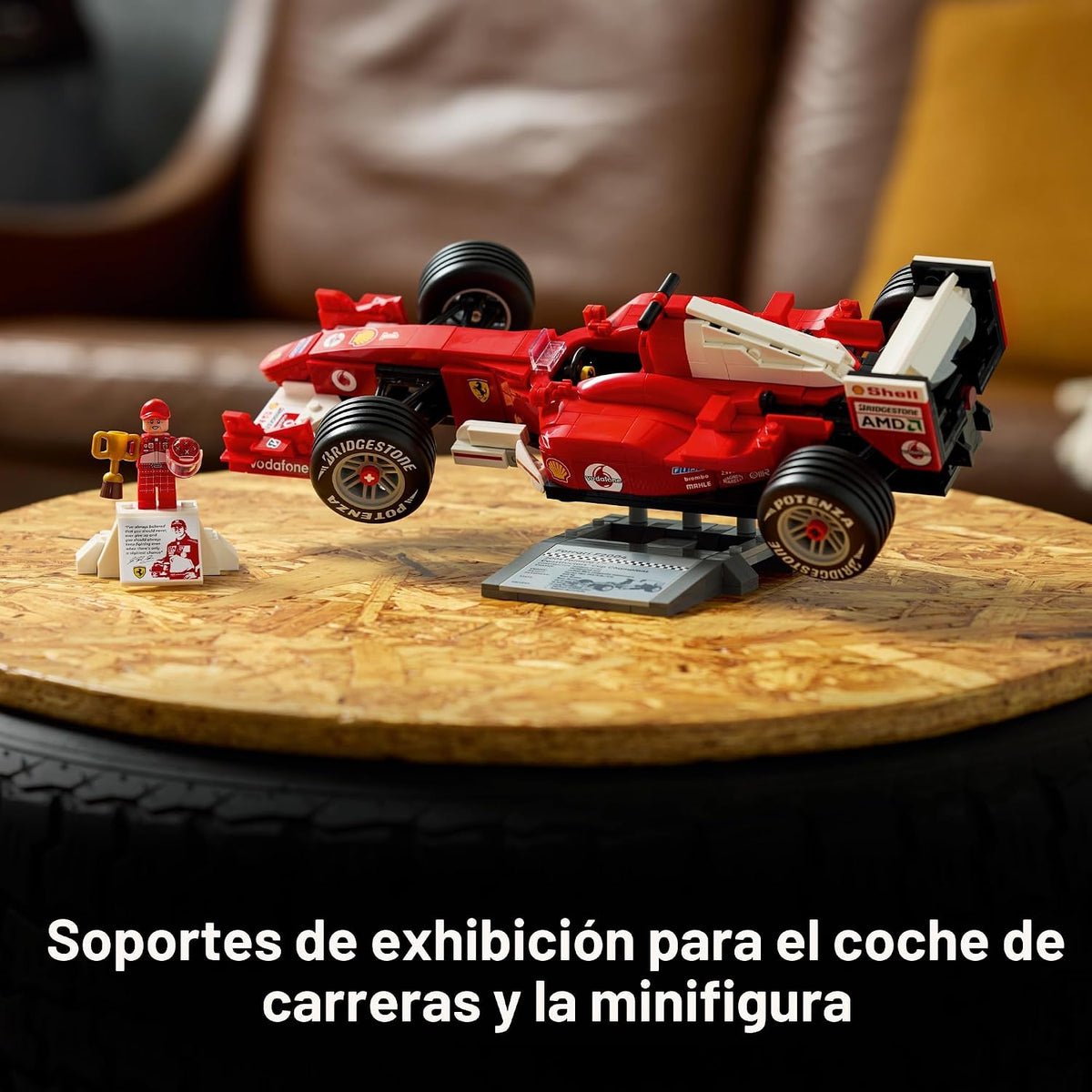 LEGO Icons Ferrari F2004 &amp; Michael Schumacher - Juego de constr...