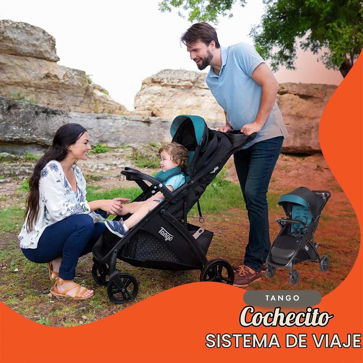 Sistema de viaje con cochecito Baby Trend Tango™ y asiento de coche...