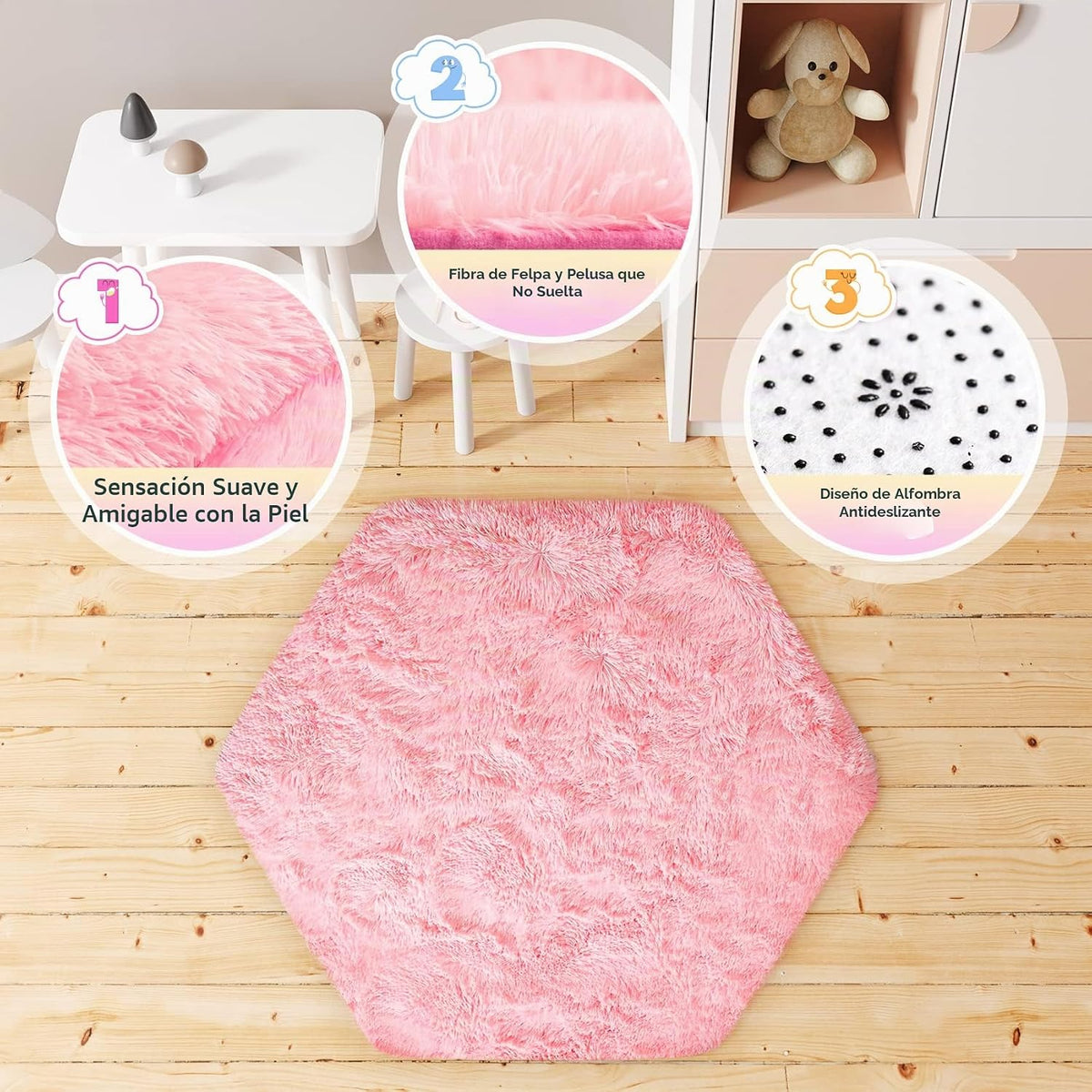 Princess Castle - Tienda de campaña para niñas con alfombra, tienda...