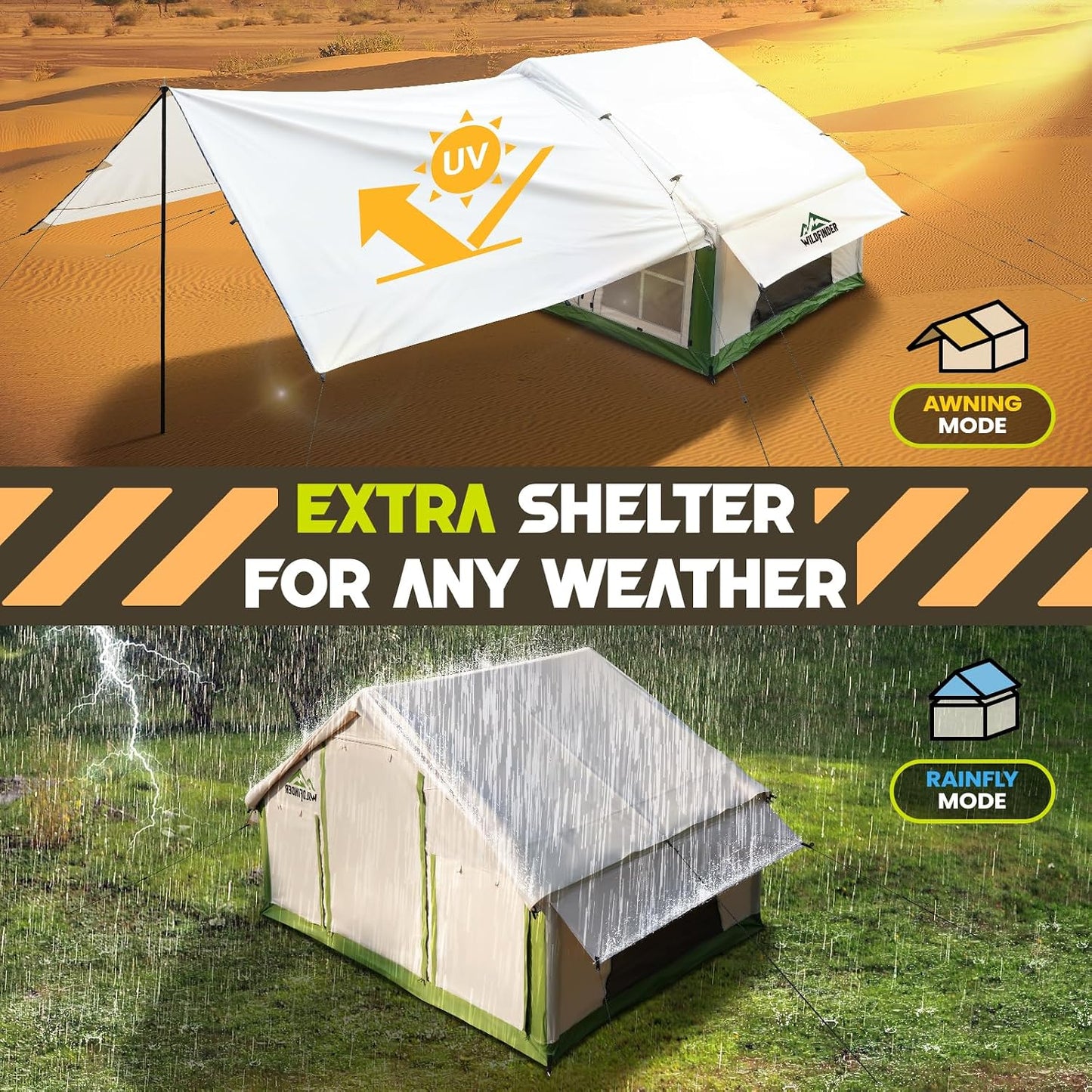 Carpa inflable con tragaluz y gato para estufa, carpas inflables, c...