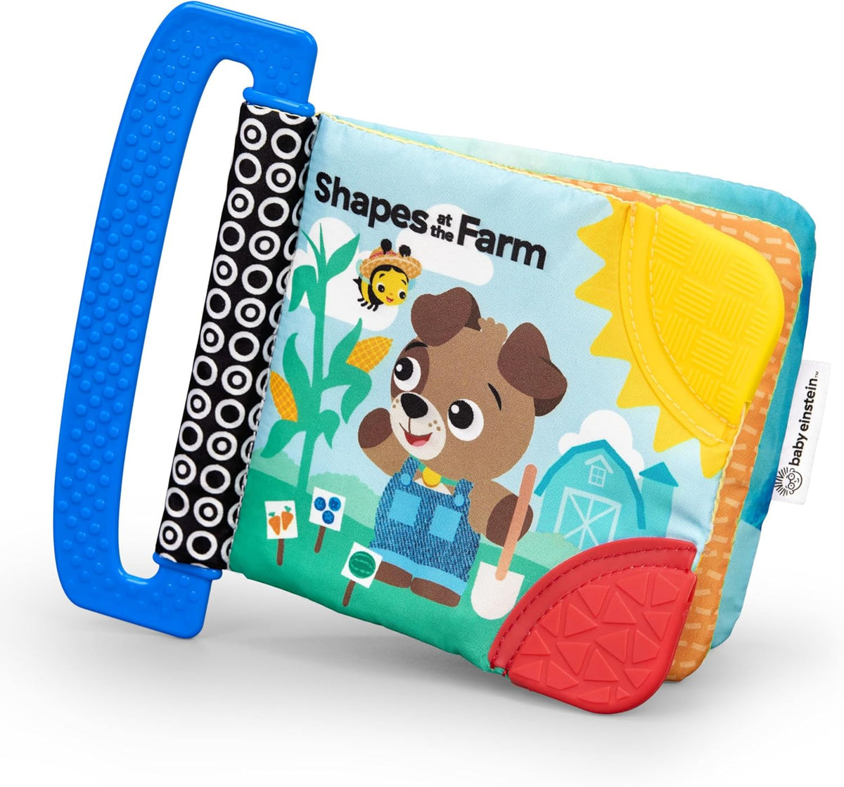 Baby Einstein Farm Explorers Shapes at the Farm Libro mordedor, mul...