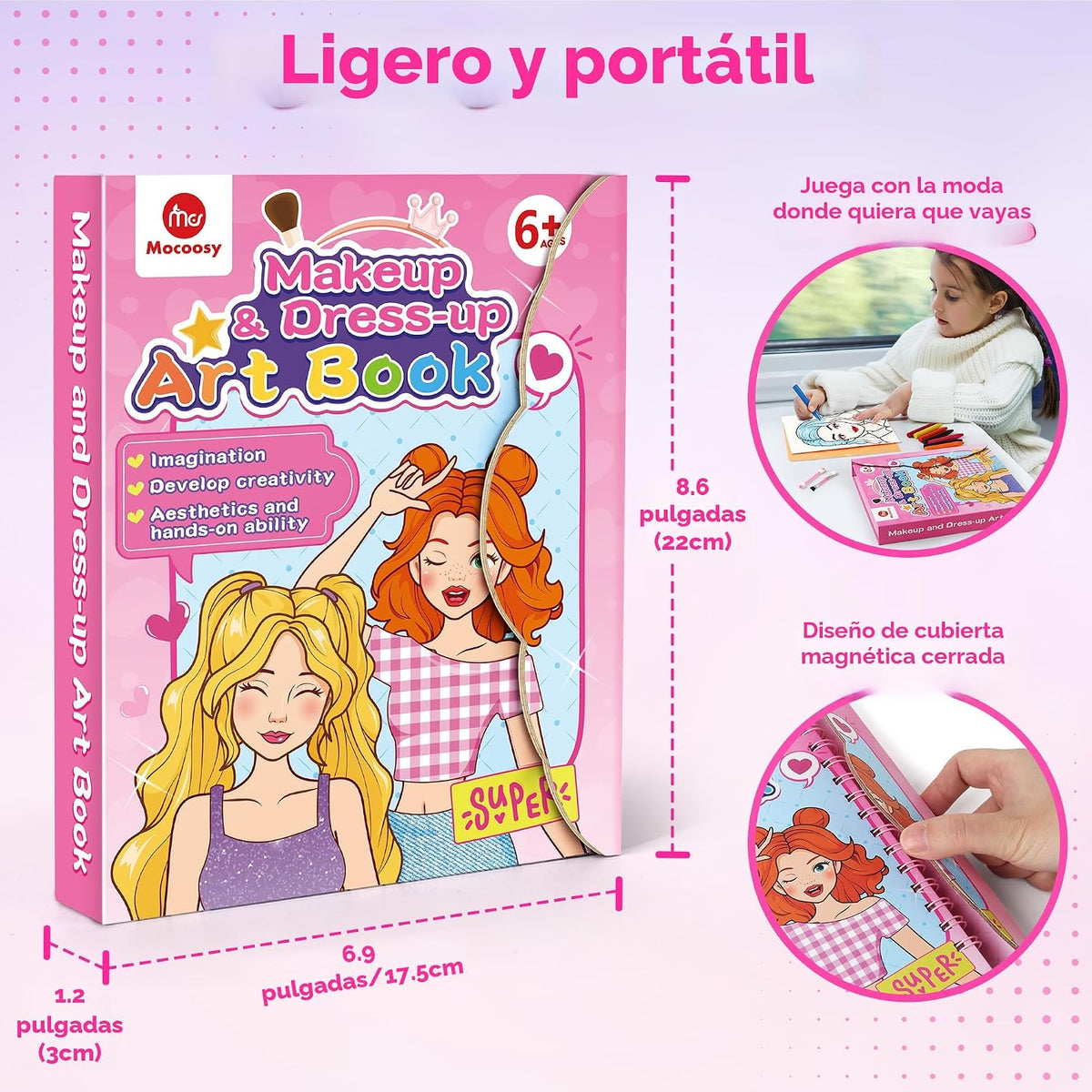 Mocoosy Kit de Manualidades de Maquillaje para Niñas de 6-8 Años, L...