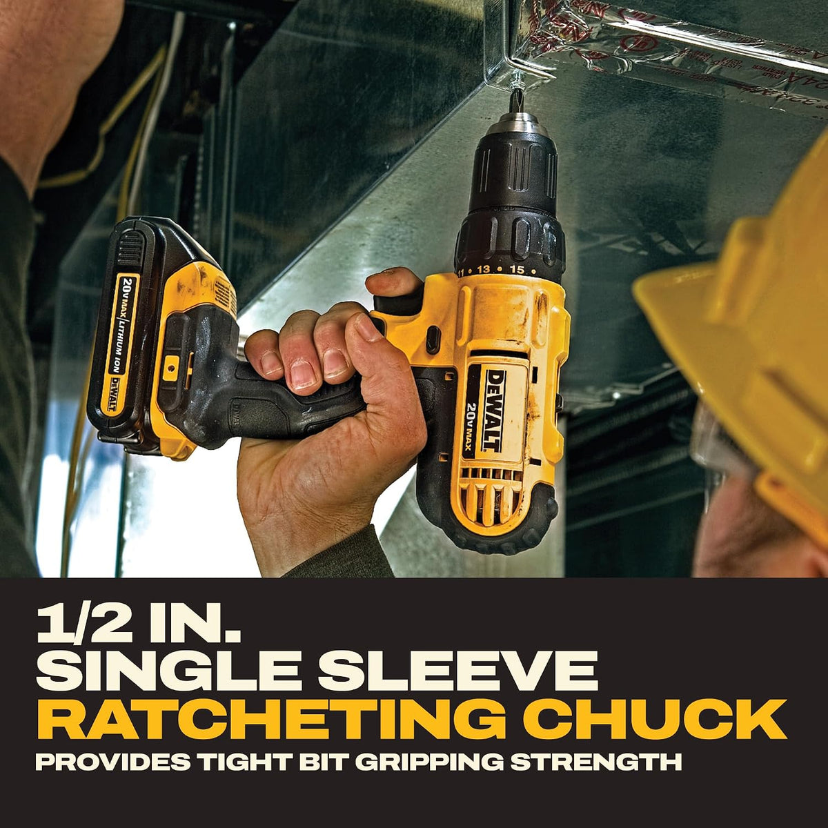 DEWALT Juego de Taladro Atornillador Inalámbrico de 20V Max, 2 Velo...