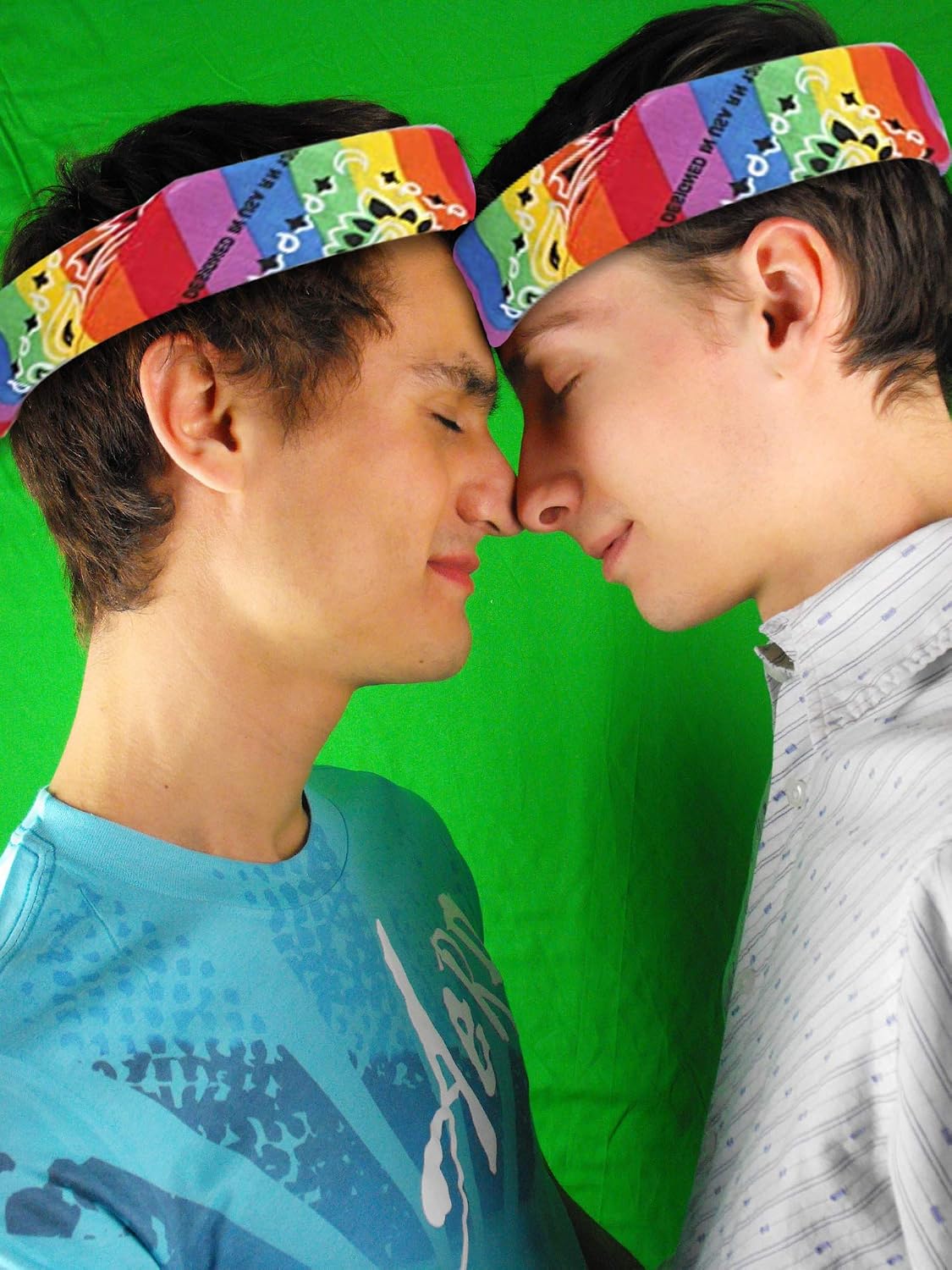 Aflyu 6 unidades Rainbow Pride Bandana Orgullo Gay LGBTQ Bandana Di...