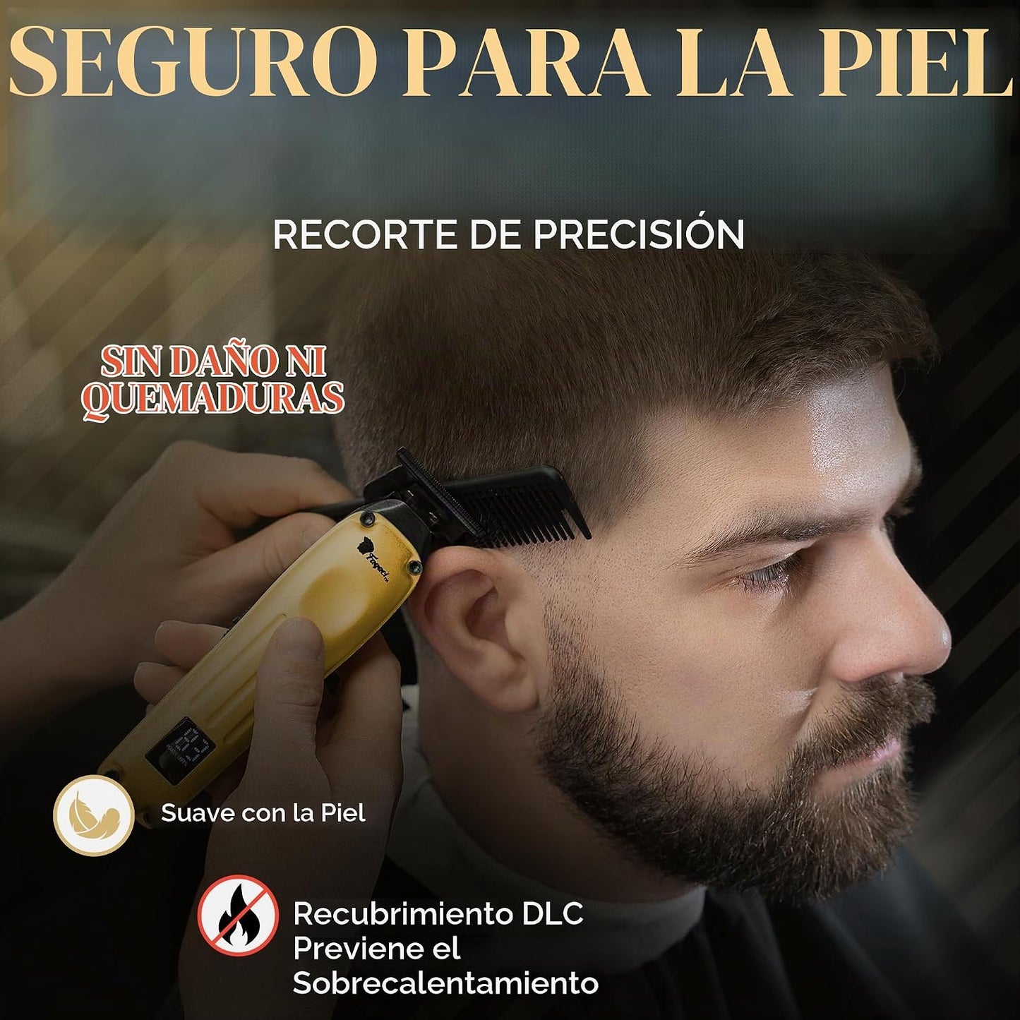Fagaci Cortadora de pelo profesional para hombres, kit de peluquerí...
