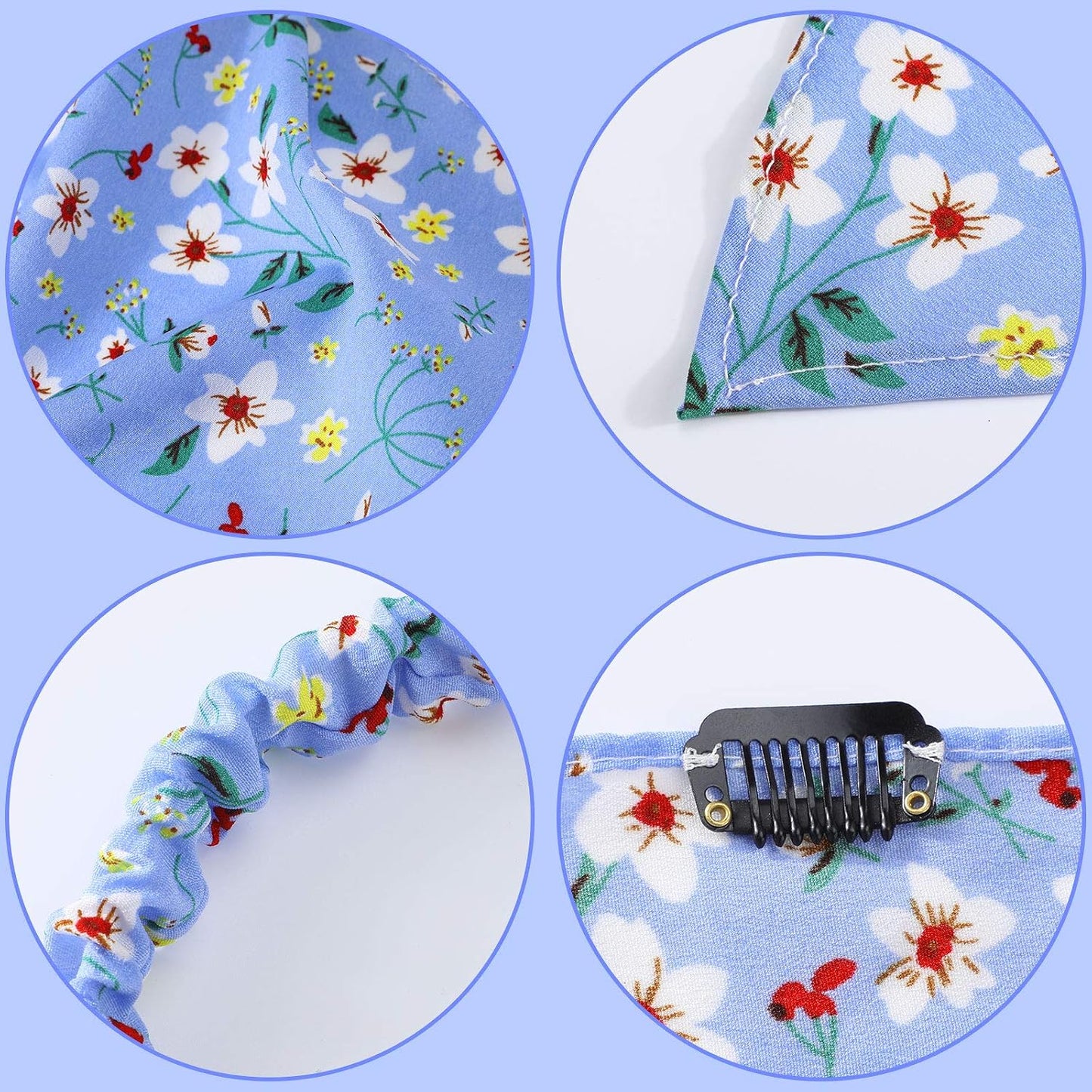 Bandas para el cabello elásticas de gasa de estilo bohemio con esta...
