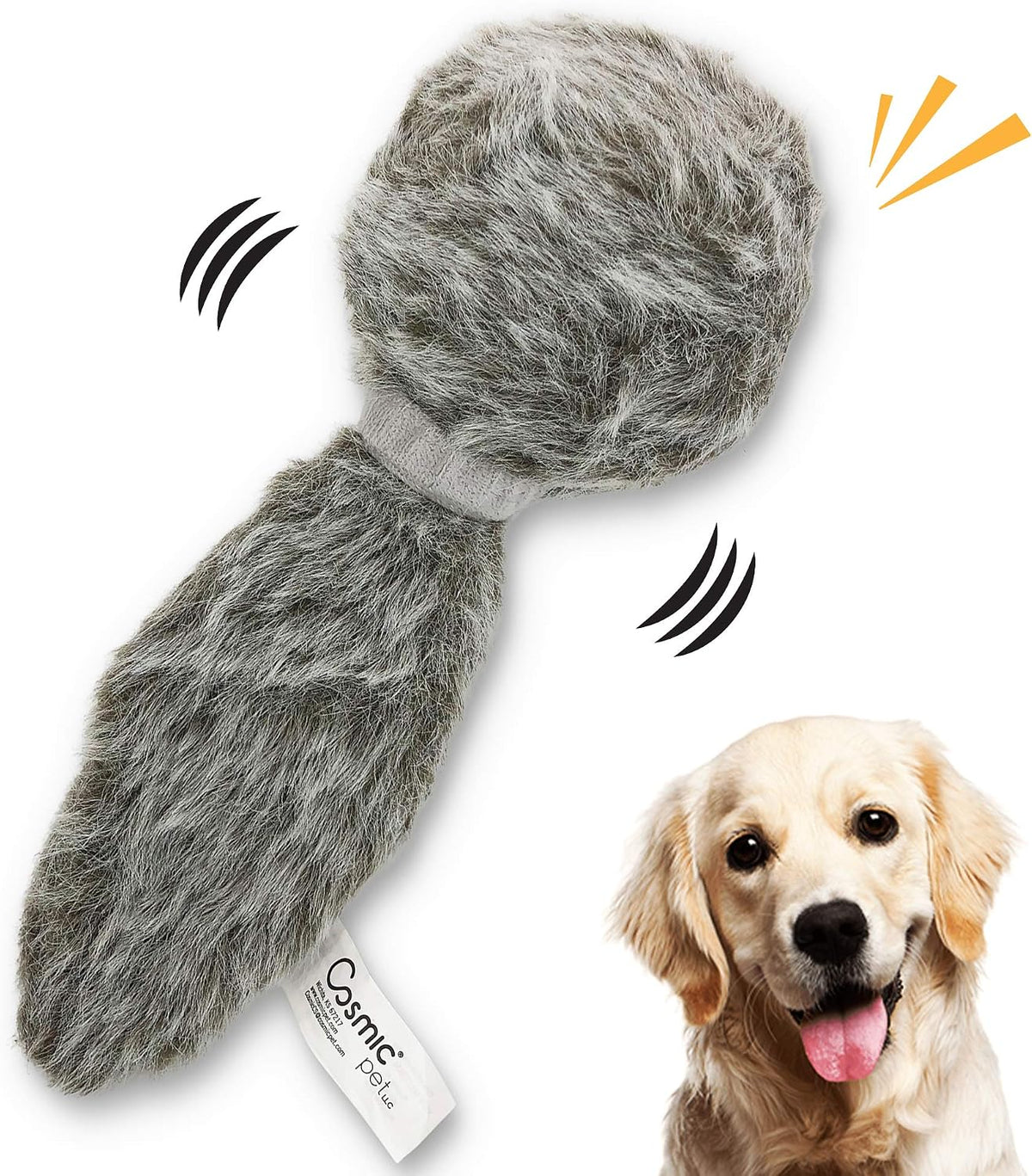 Hyper Pet Doggie Tail - Juguete automático de peluche interactivo p...