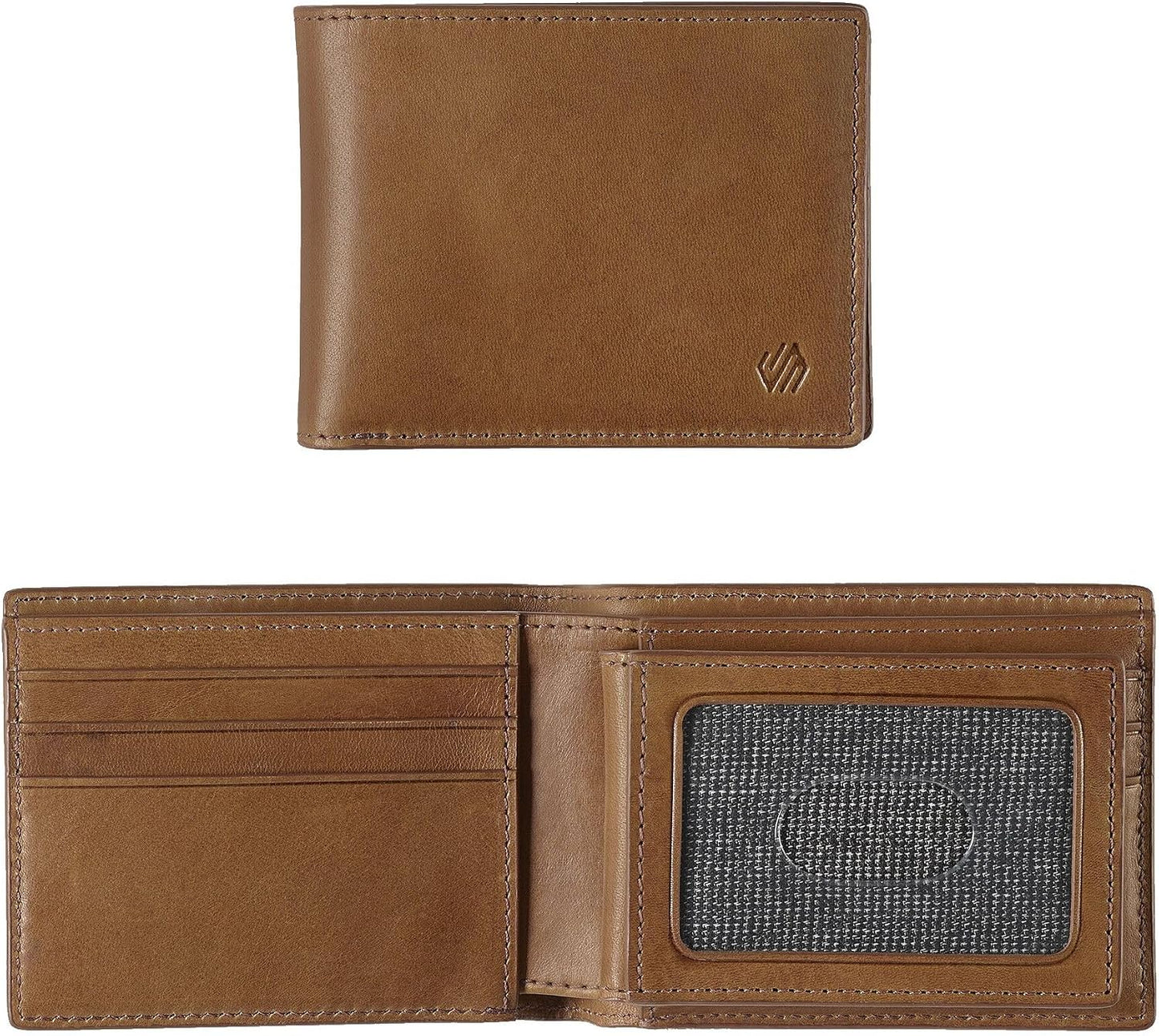 Johnston &amp; Murphy Rhodes Billetera 2 en 1 para hombre, color ma...