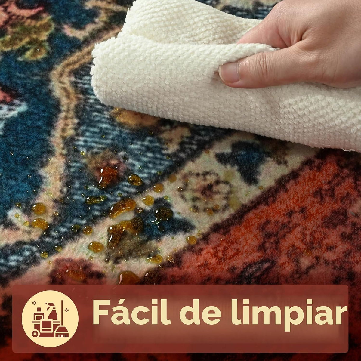 YJ.GWL Alfombras de área para sala de estar, 10 x 14, lavables a má...