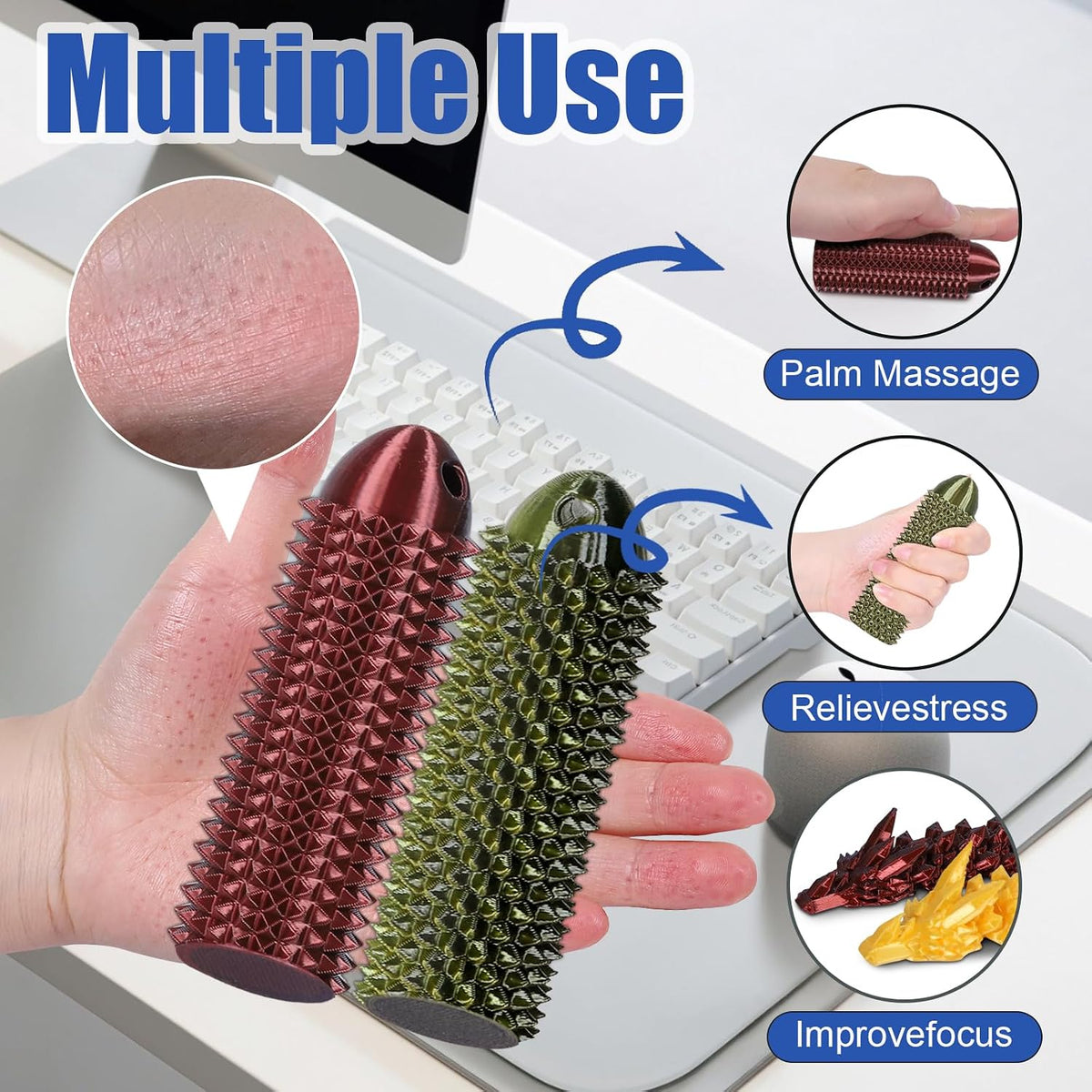 Little Ouchies Pain Fidget - Herramienta de Estimulación Portátil p...