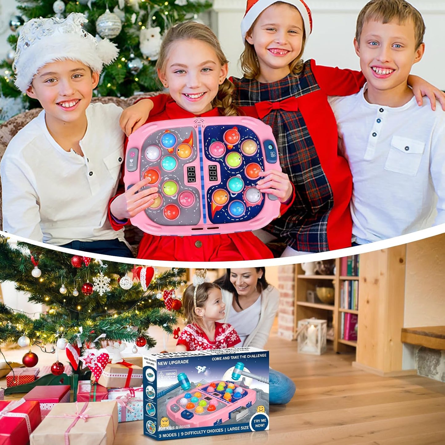 Juego de Golpear Topos para Niños, Juguetes para Niños y Niñas de 3...