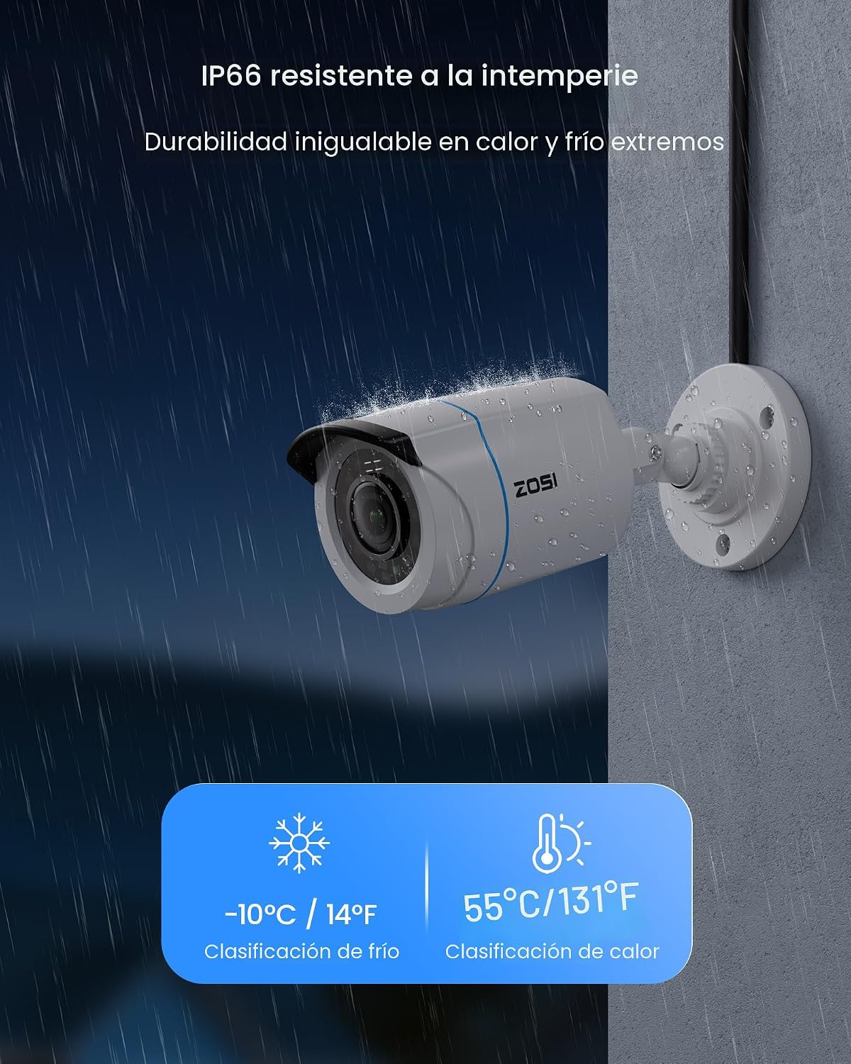 ZOSI 1080P H.265+ Sistema de cámara de seguridad para el hogar con...