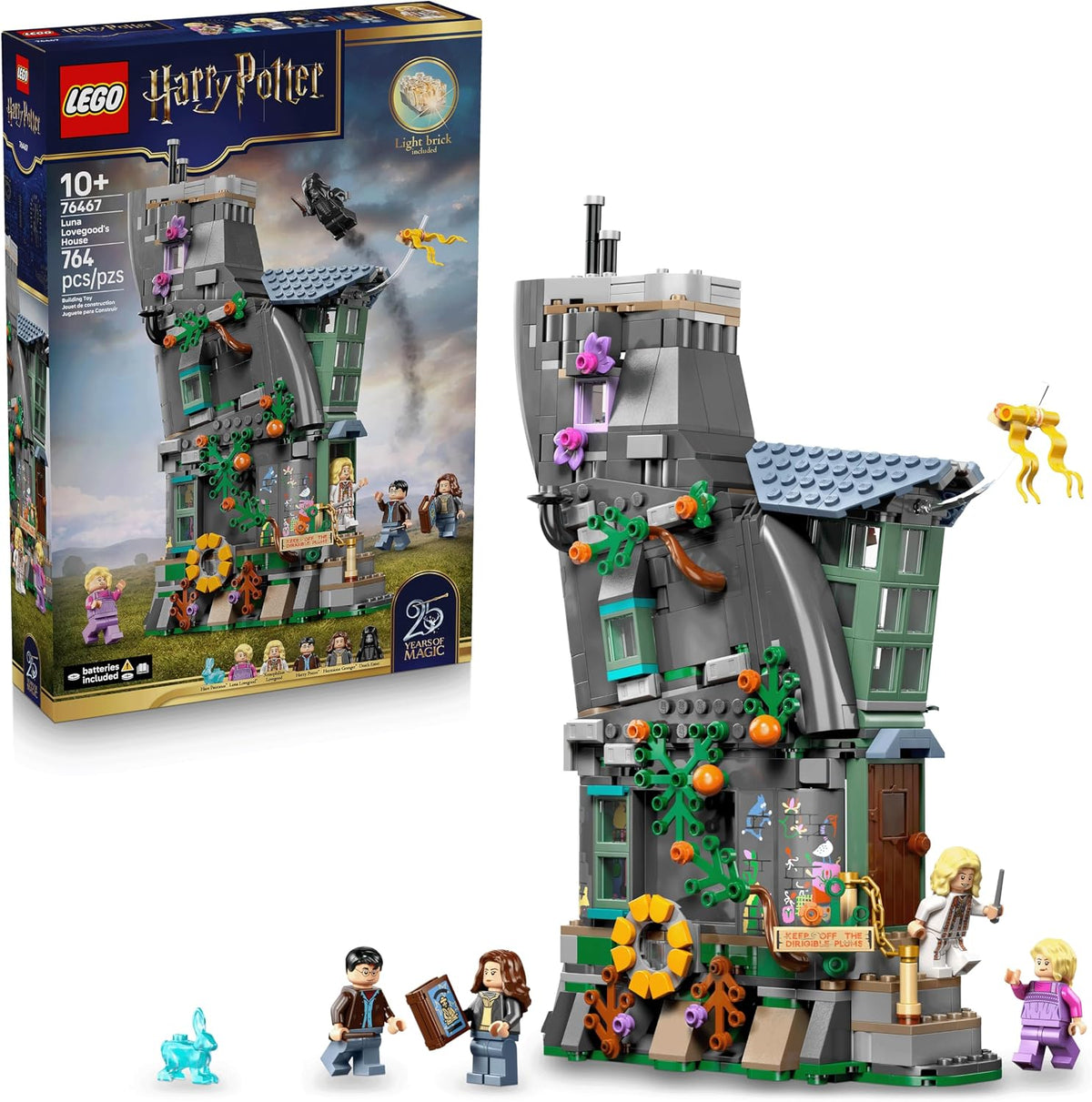 LEGO Harry Potter Luna Lovegood's House Building Toy para niñas...
