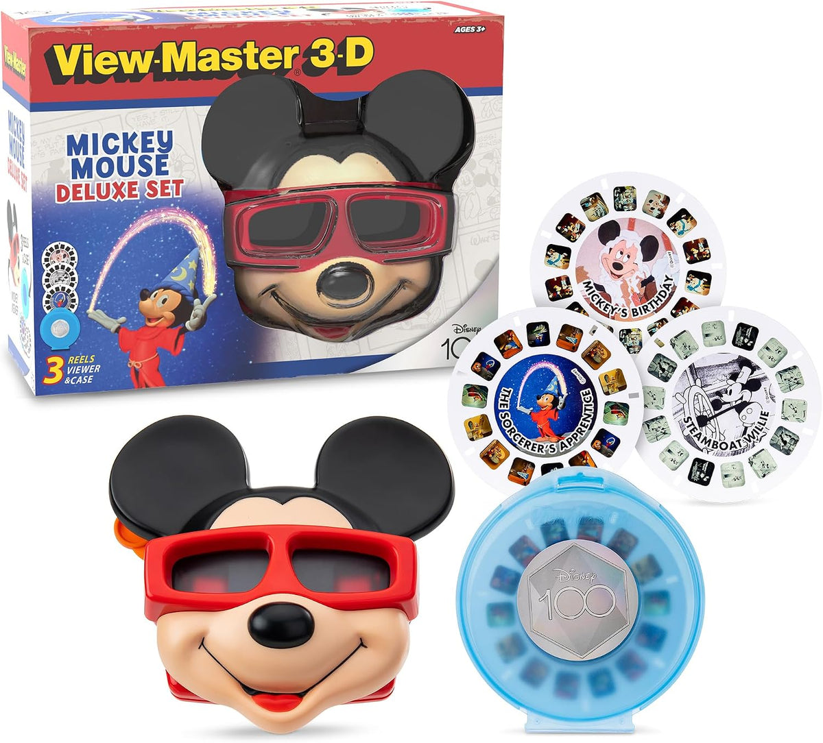 Set Deluxe de View-Master Mickey Mouse, Edición 100 de Disney - STE...