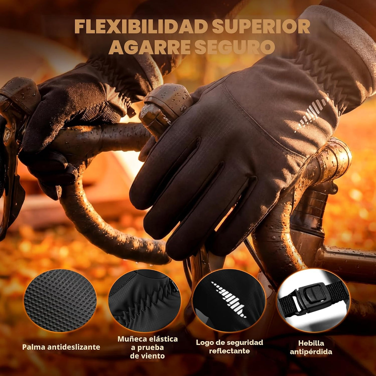 Guantes de invierno impermeables para nieve y esquí de rivmount par...