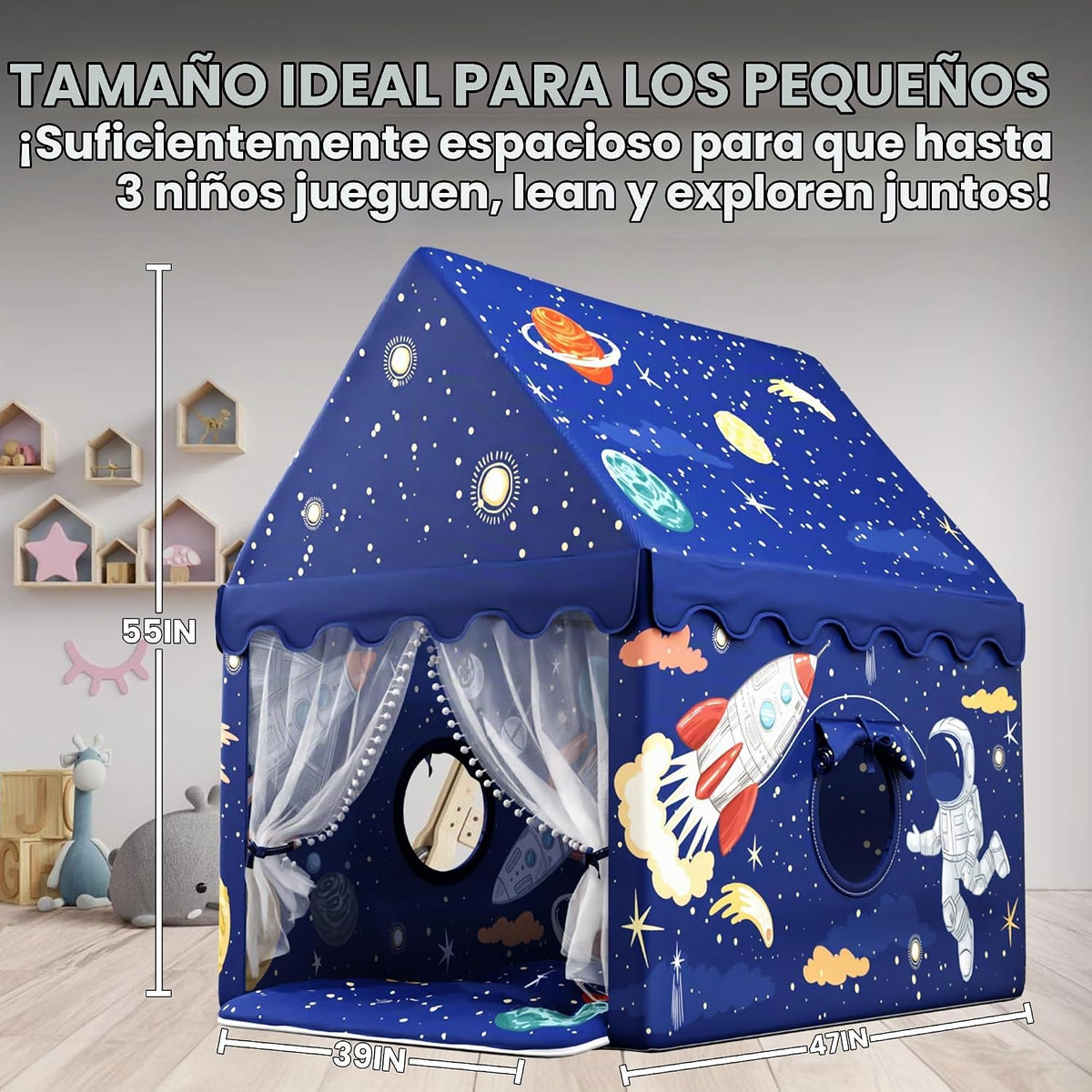 Tienda de campaña para niños \u2013 Casa de juegos interior grande...