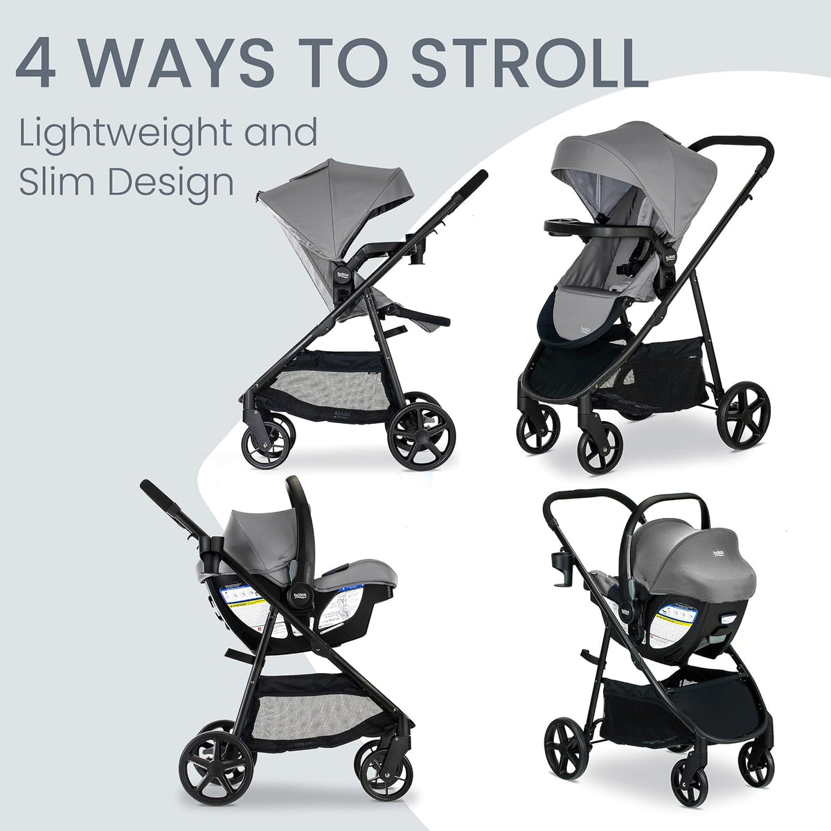 Sistema de viaje para bebé Britax Willow Brook, conjunto de asiento...