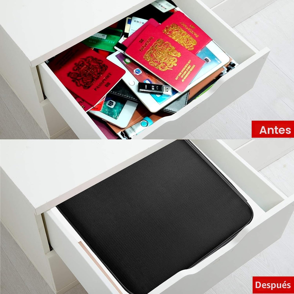 DocSafe - Bolsa de documentos con cerradura, funda de almacenamient...