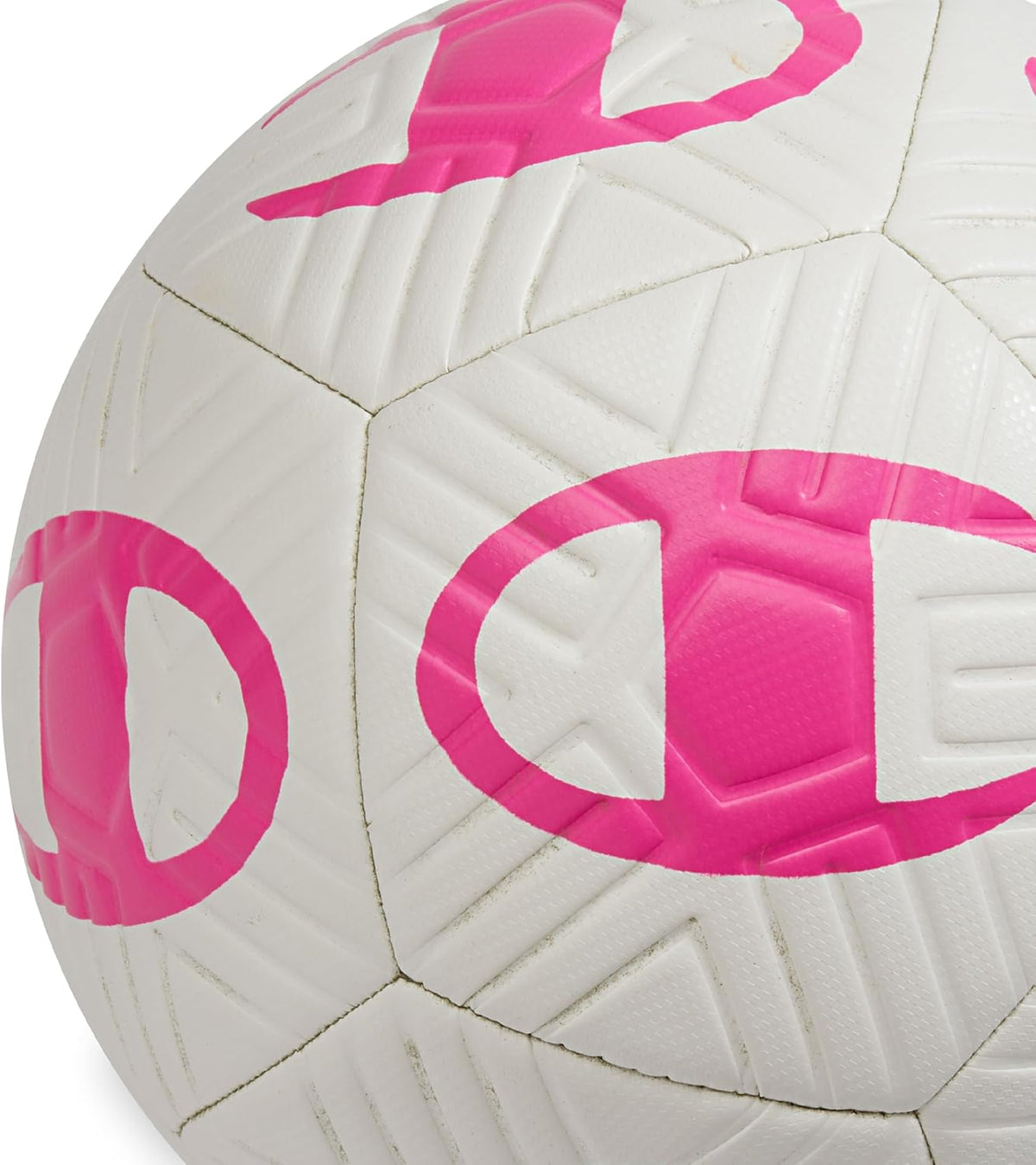 Champion Playmaker Logo Balón de fútbol desinflado con bomba, balón...
