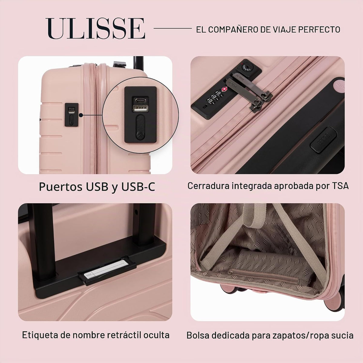 Bric's B|Y Ulisse - Maleta giratoria - Equipaje de mano de 21 p...