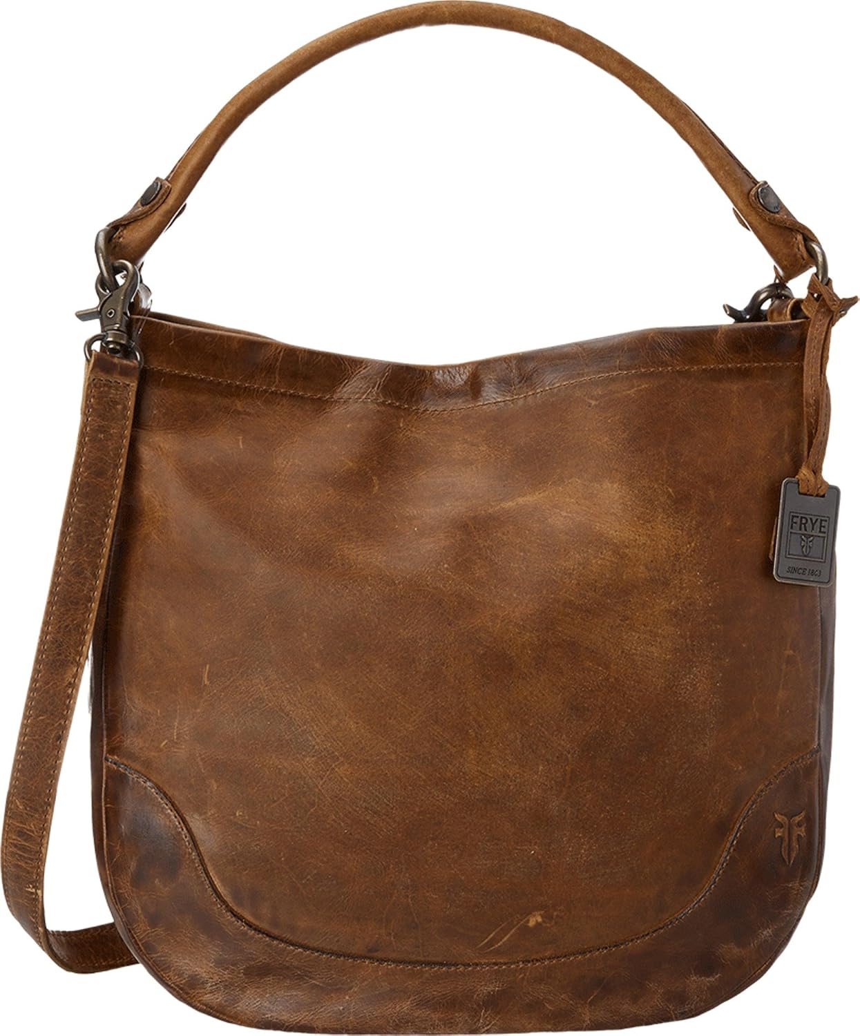 Cartera Frye Melissa Hobo para mujer, elegante con correa ajustable...